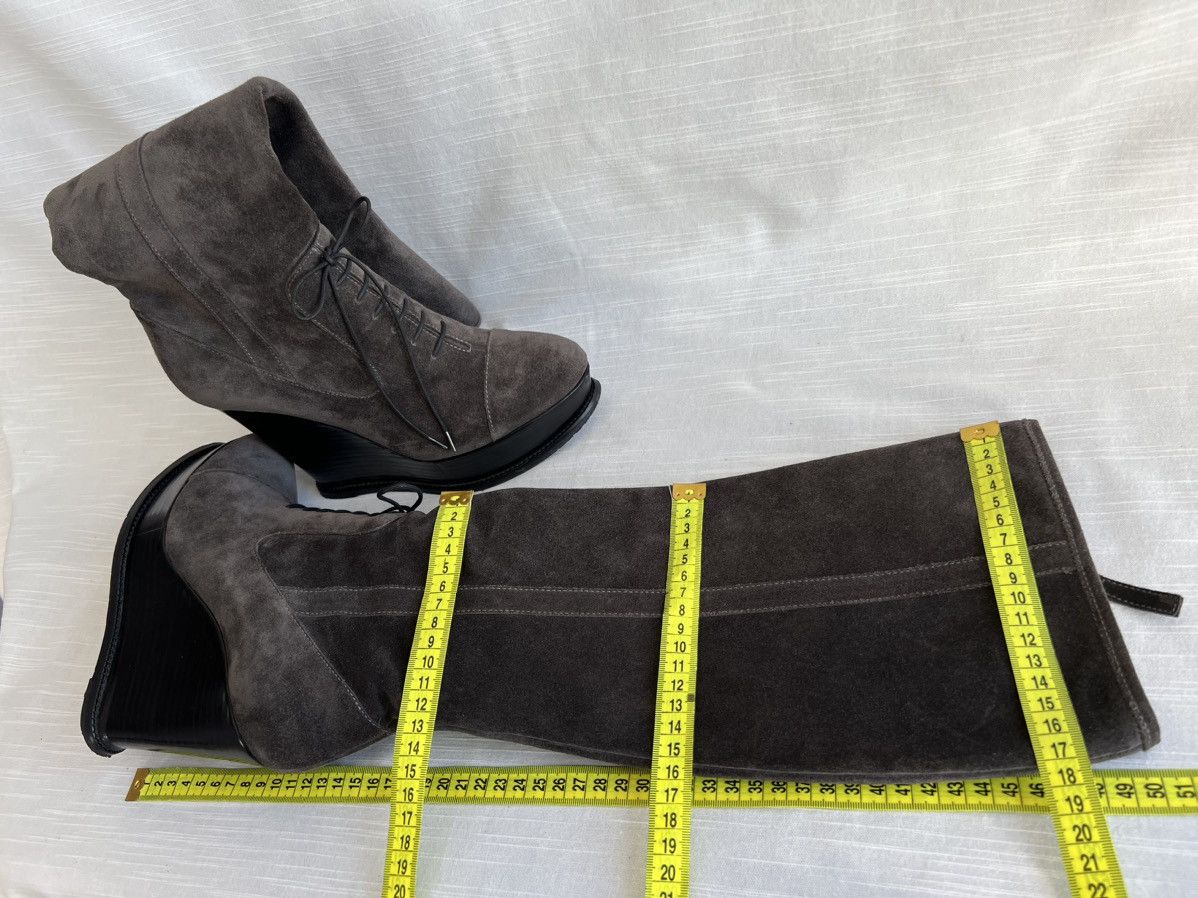 Moschino Moschino Knee-High Boots Suede Size US 7 1/2 EU 38 Size US 7.5 / IT 37.5 - 14 Thumbnail