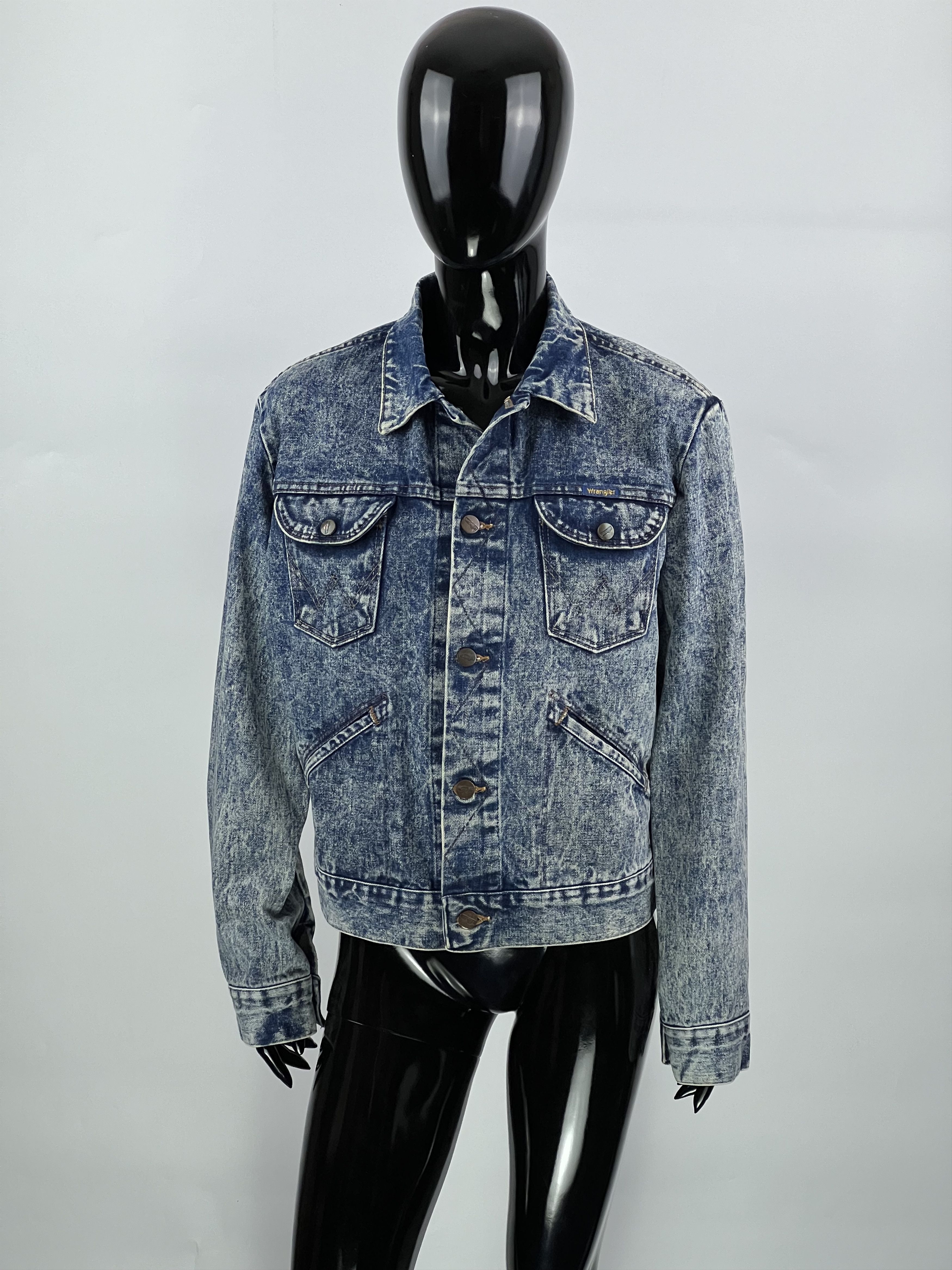 Vintage × Wrangler Wrangler Rare Vintage 70s Women's Blue Denim Jacket Size 38 Size M / US 6-8 / IT 42-44 - 1 Thumbnail