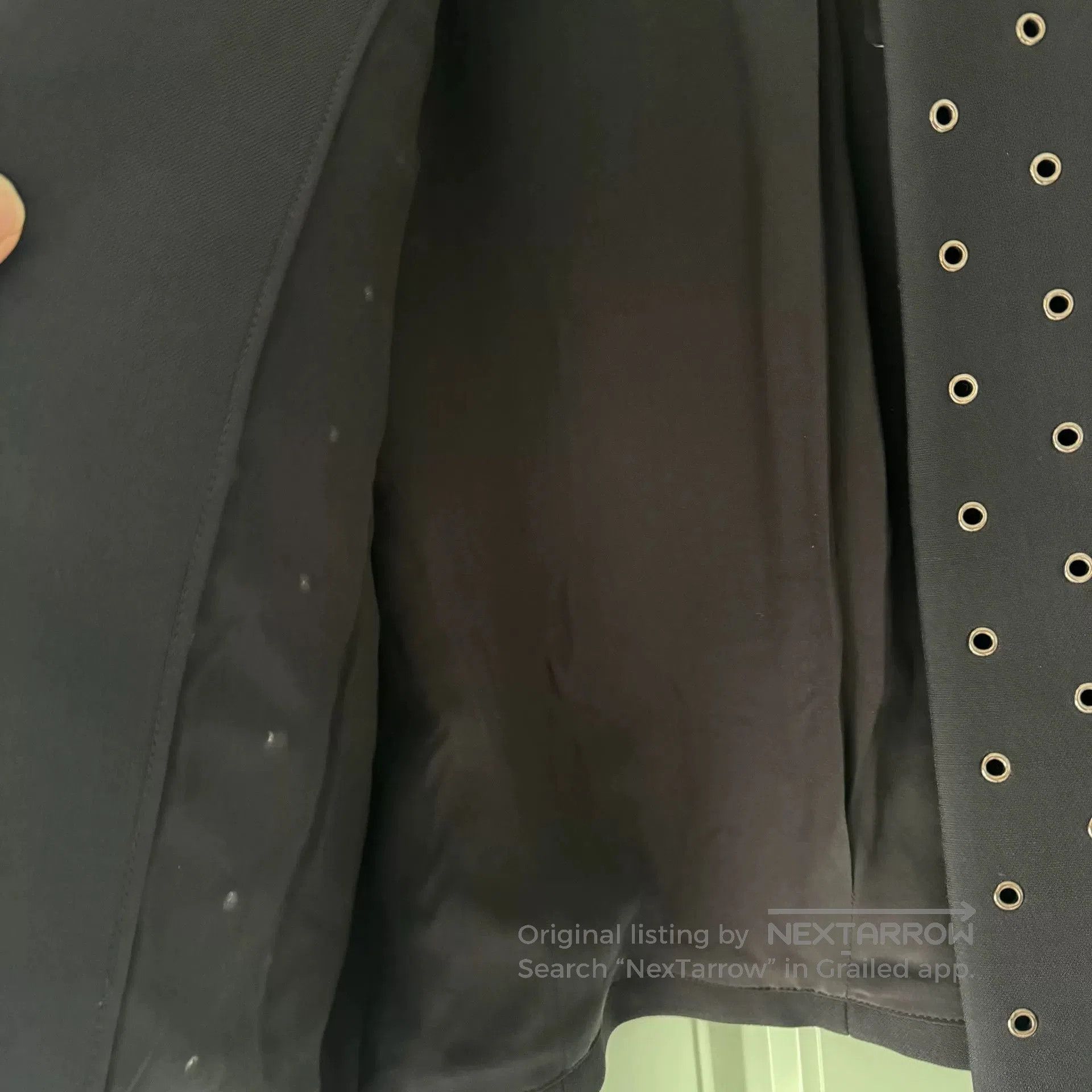 Dior Christian Dior Black Rivet Jacket. Size S / US 4 / IT 40 - 8 Thumbnail