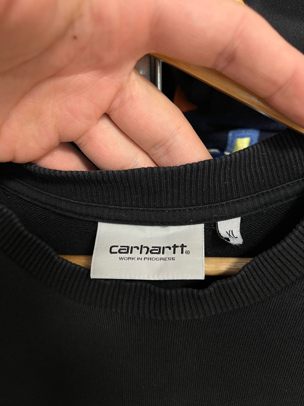 Carhartt × Vintage Vintage Mens Carhartt Small Logo Sweatshirt Size XL Pullover Size US XL / EU 56 / 4 - 3 Thumbnail