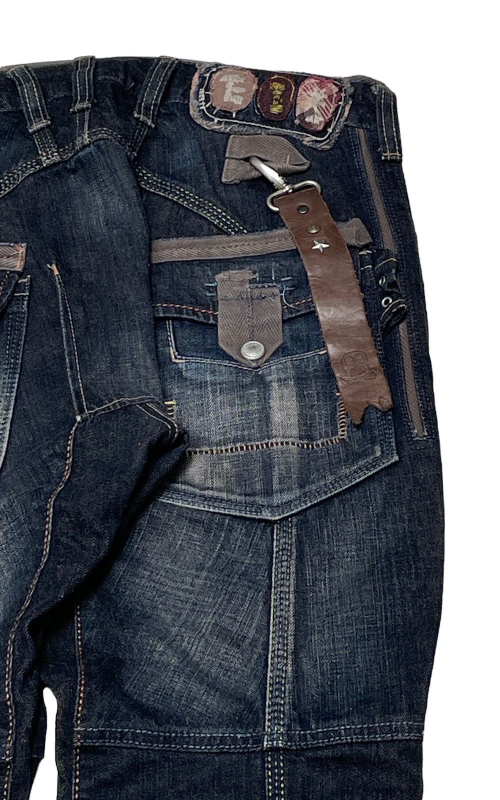 Marithe + Francois Girbaud Vintage Brand Marithe Francois Girbaud Tactical Jeans 1990s Size US 31 - 8 Thumbnail