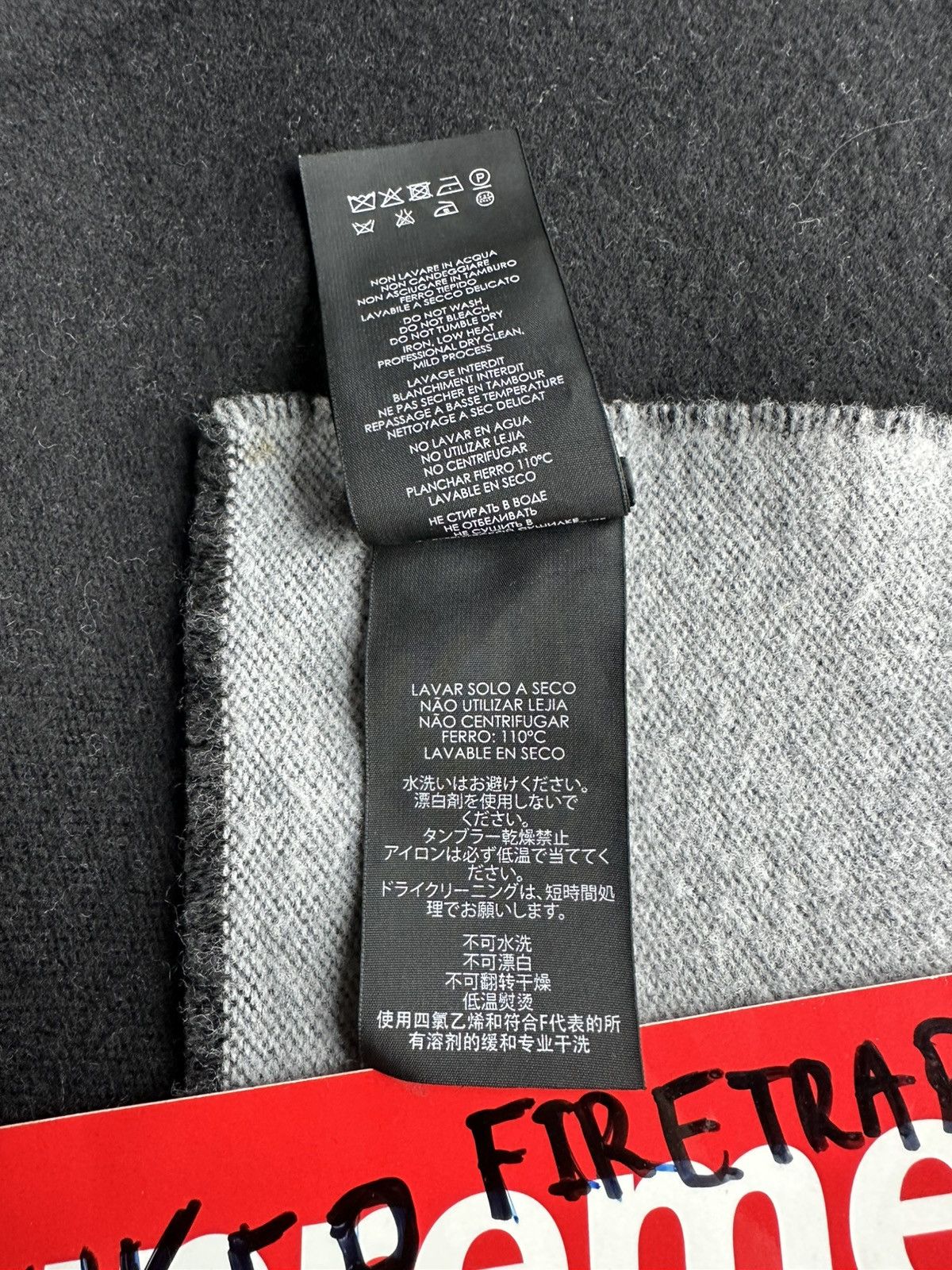 Balenciaga Balenciaga Jacquard Scarf Black Size ONE SIZE - 5 Thumbnail