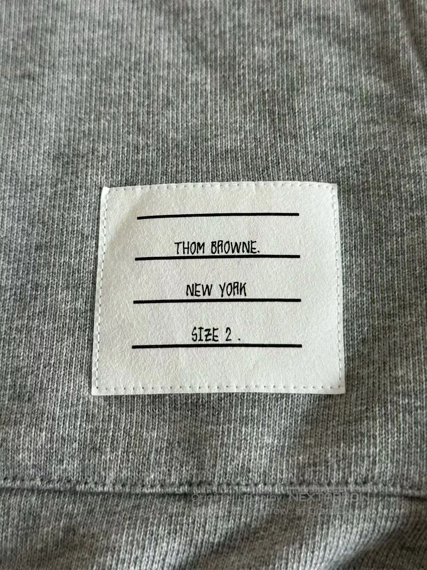 Thom Browne Thom Browne Grey Knit Patchwork Hoodie| Size M / US 6-8 / IT 42-44 - 5 Thumbnail