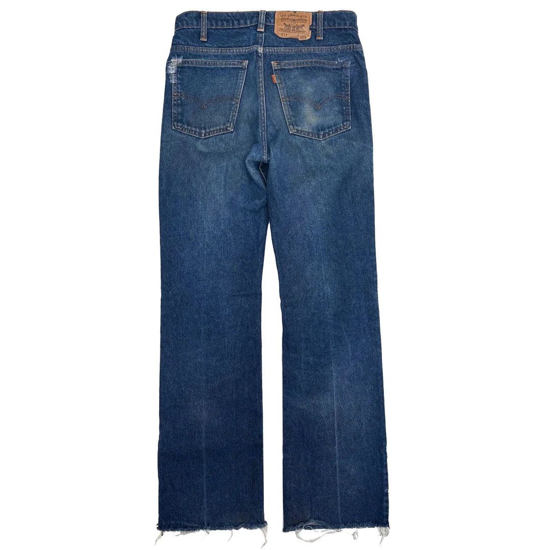 Levi's × Vintage Levi’s 517 1980 80s Vintage Orange Tab W32 Denim Jeans Size US 32 / EU 48 - 2 Thumbnail
