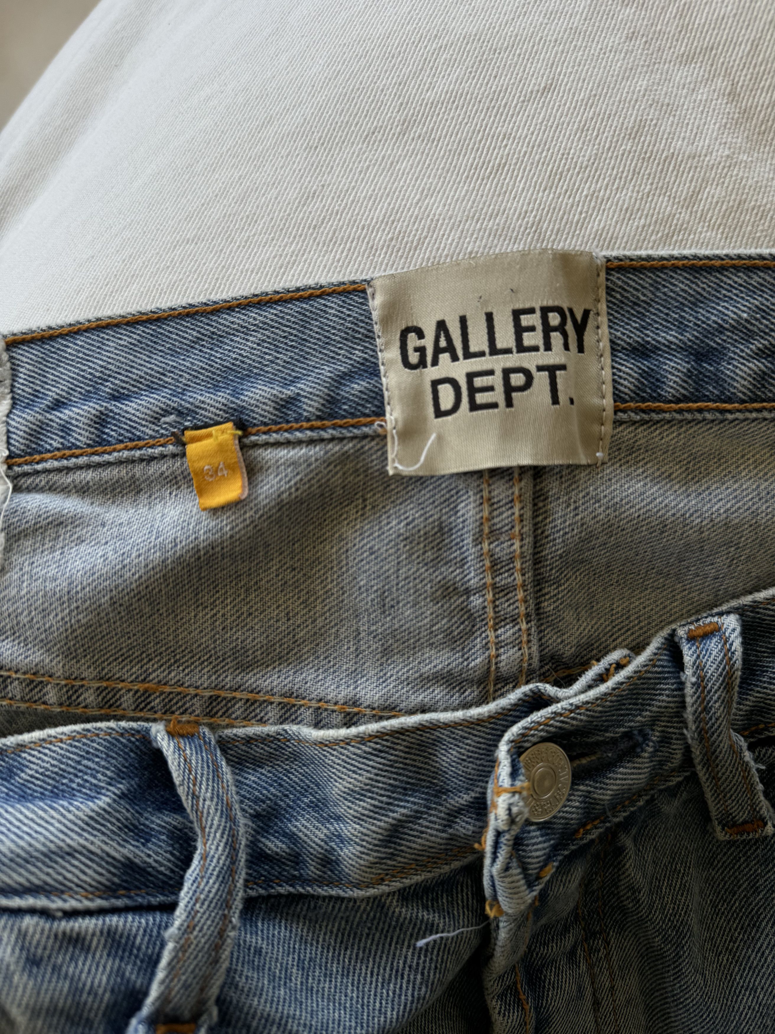 Gallery Dept. 1/1 Blue Gallery Dept Flare Denim Size US 34 / EU 50 - 10 Thumbnail