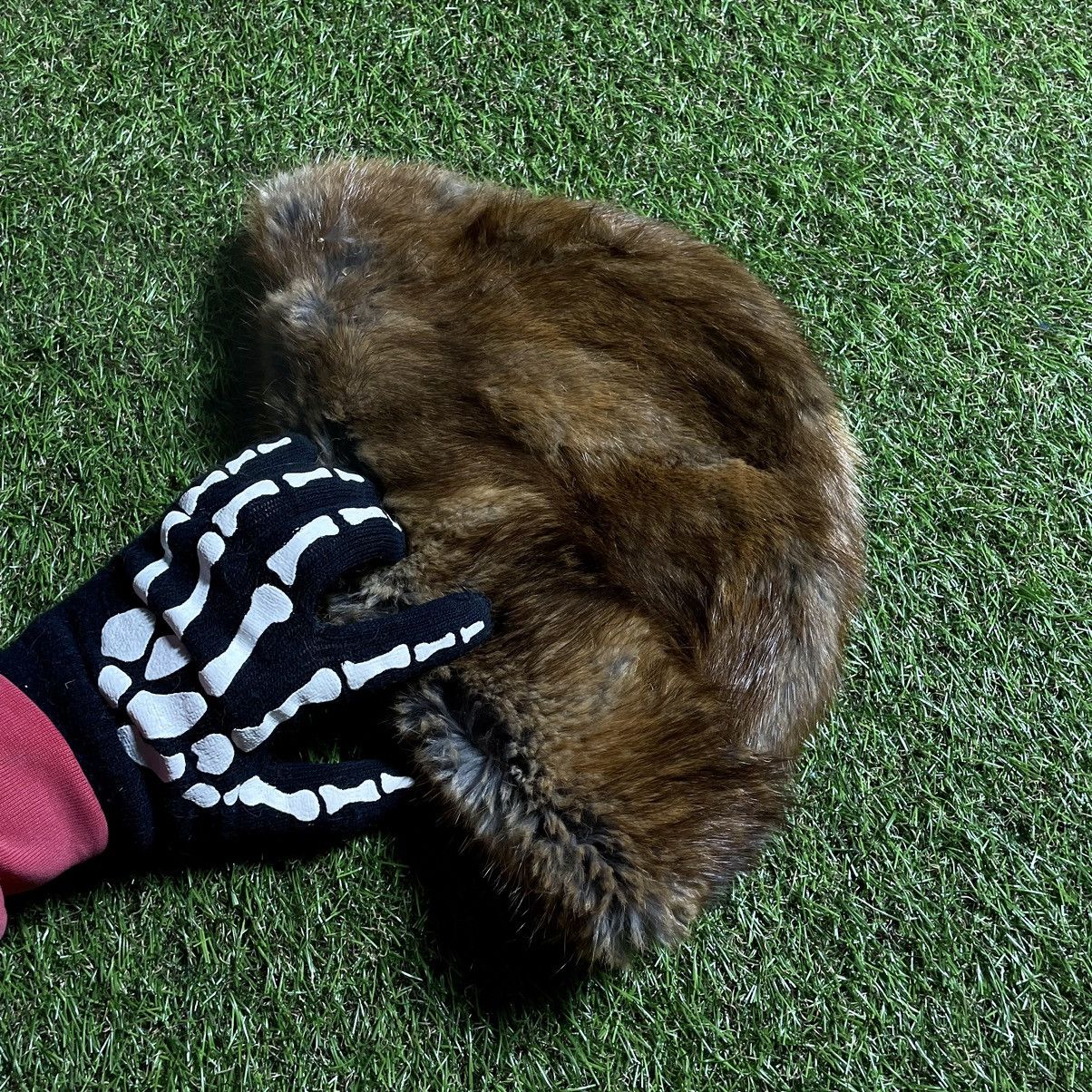 Vintage Vintage Y2K Fuzzy Alt Beanie Ushanka Grunge Baggy Boxy OS Size ONE SIZE - 3 Thumbnail