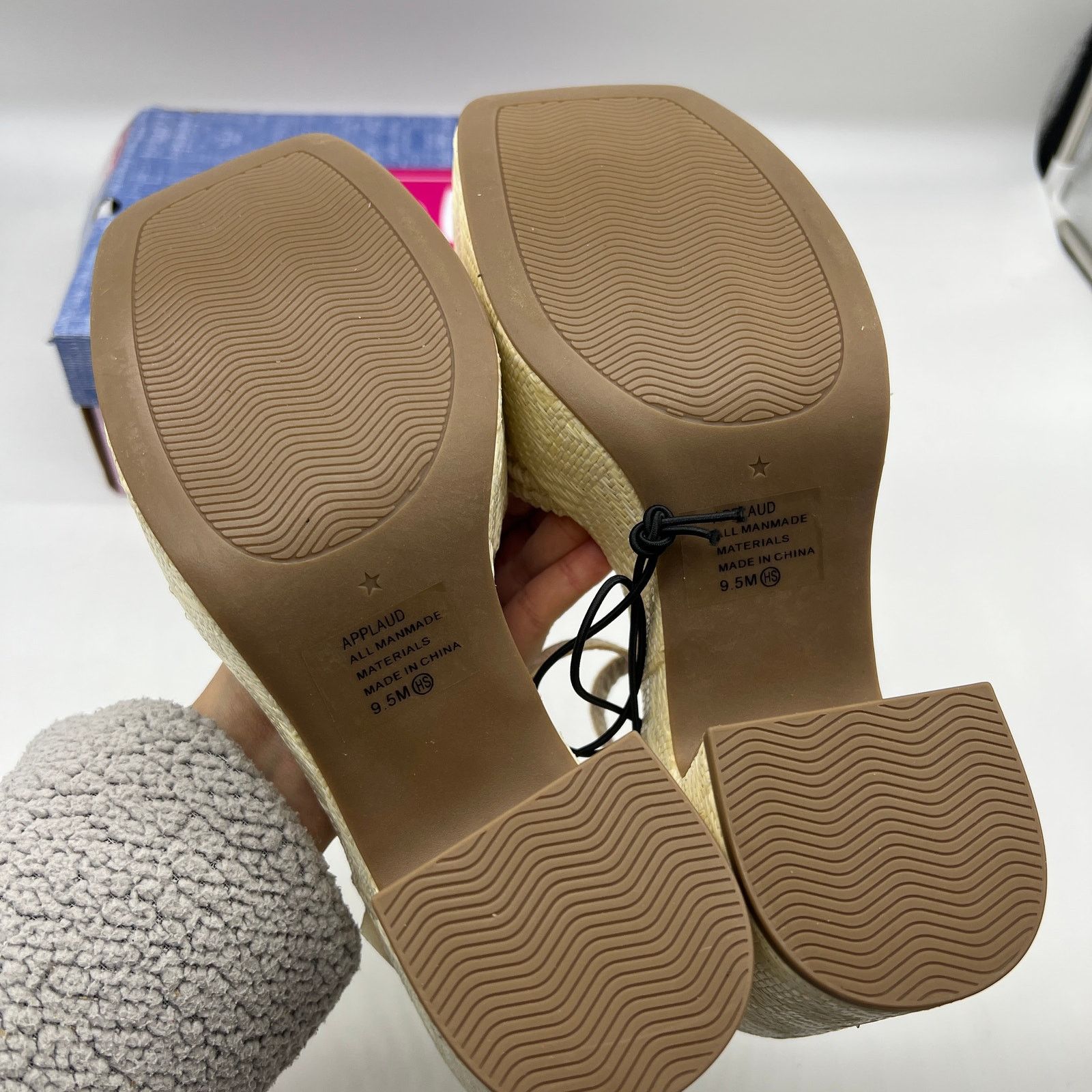 Other Pop Womens Applaud Heeled Sandals Natural Size US 9.5 / IT 39.5 - 8 Thumbnail