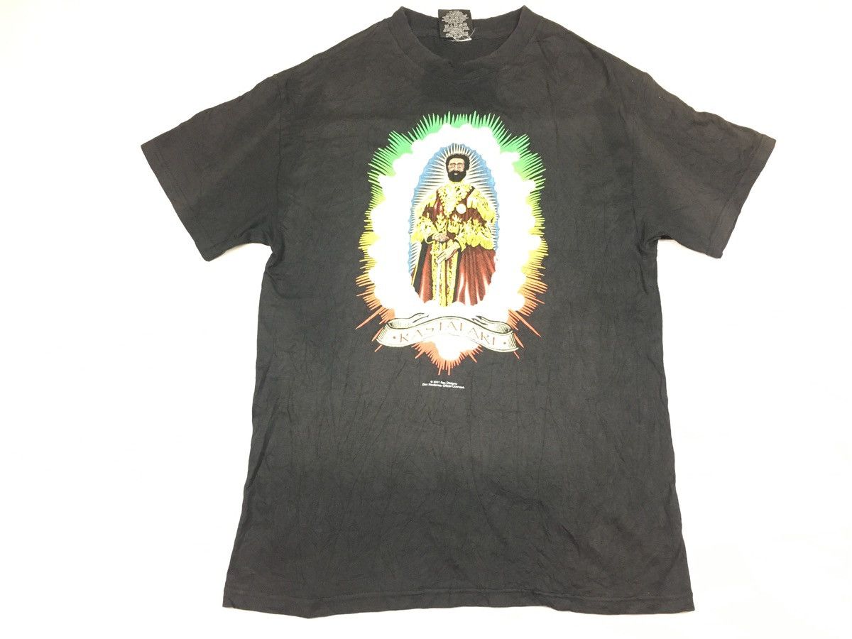 Vintage × Zion Rootswear Exodus Rastafari Zion Rootwear Ras Design Marijuana Tee Size US M / EU 48-50 / 2 - 1 Thumbnail
