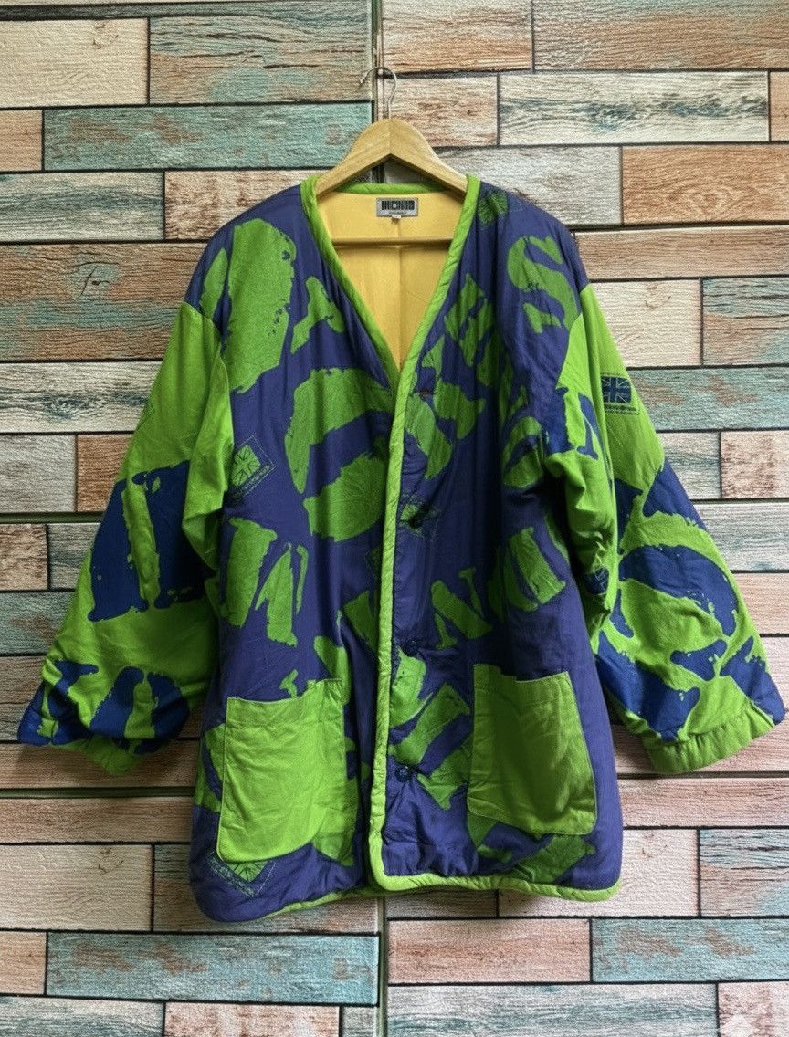 Archive Michiko Koshino All-Over Print Logo Oversized Jacke