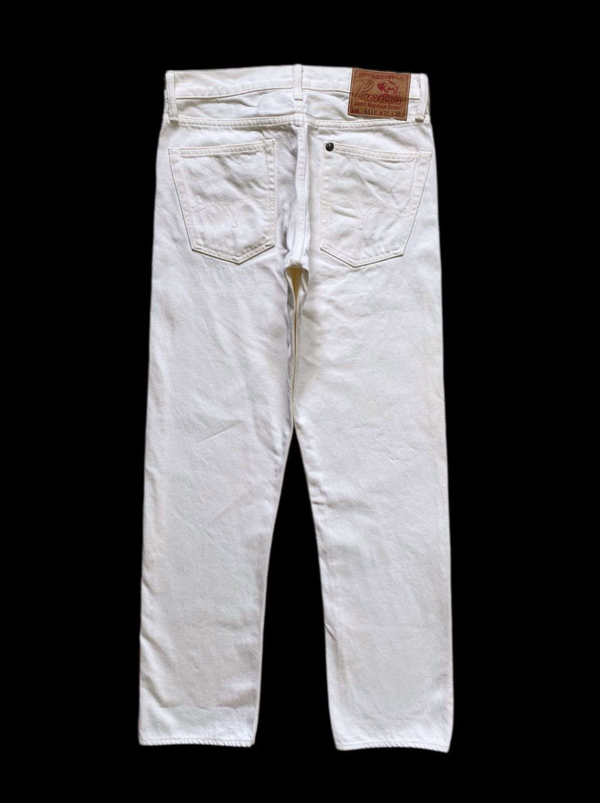 Pherrow's Vintage Pherrows Stormy Blue Raw Jeans - White Size US 30 / EU 46 - 11 Thumbnail