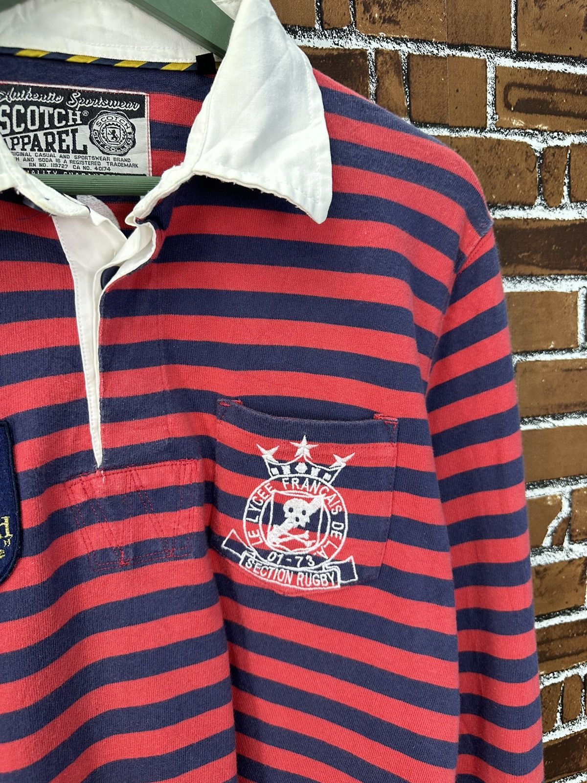 Scotch & Soda Scotch And Soda Rugby Polo Shirt A921 Size US S / EU 44-46 / 1 - 3 Thumbnail