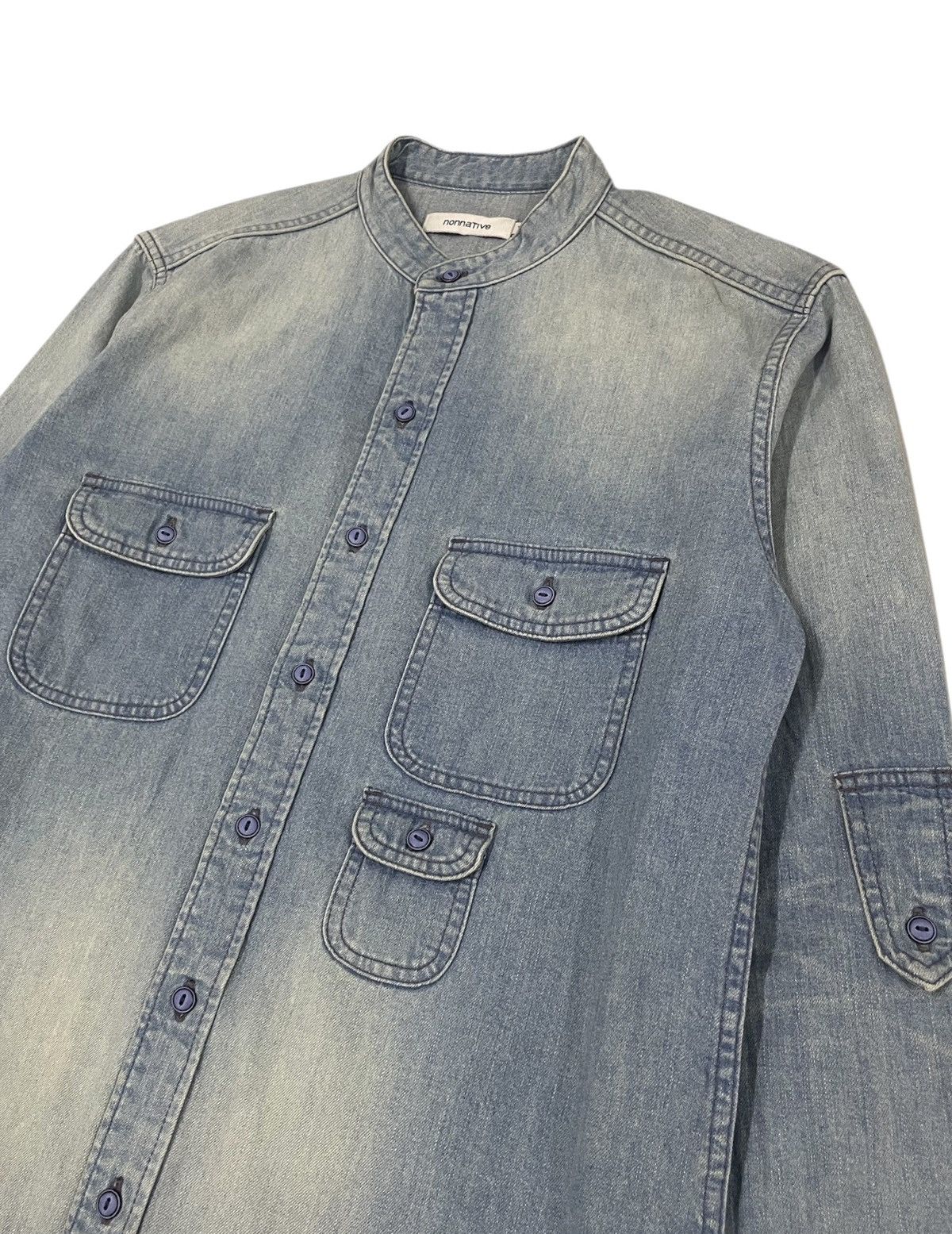 Nonnative Nonnative Japan Indigo Gardener Shirts Size US S / EU 44-46 / 1 - 3 Thumbnail