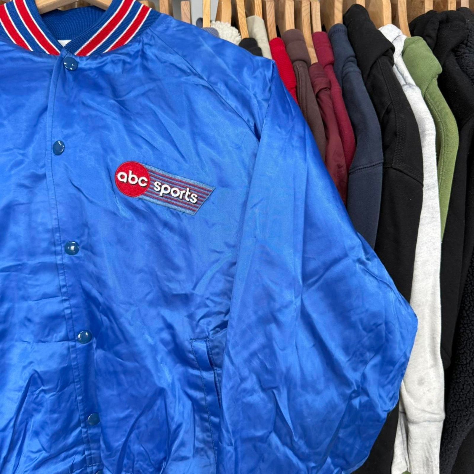 Other Vintage 1973 ABC Sports Nylon Bomber Jacket Size US XL / EU 56 / 4 - 4 Thumbnail