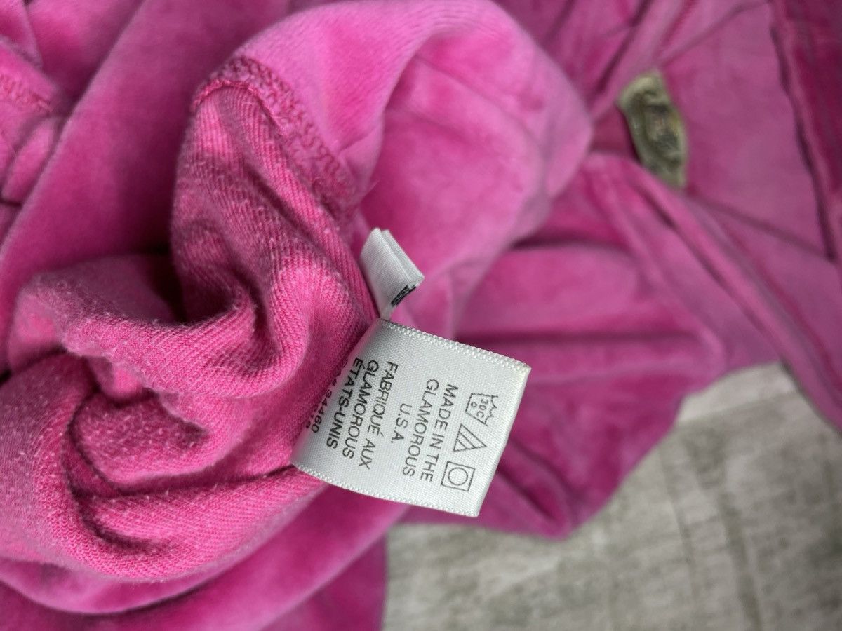 Juicy Couture Vintage Y2K Juice Couture 00’s Pink Zip Hoodie RARE Size L / US 10 / IT 46 - 10 Thumbnail