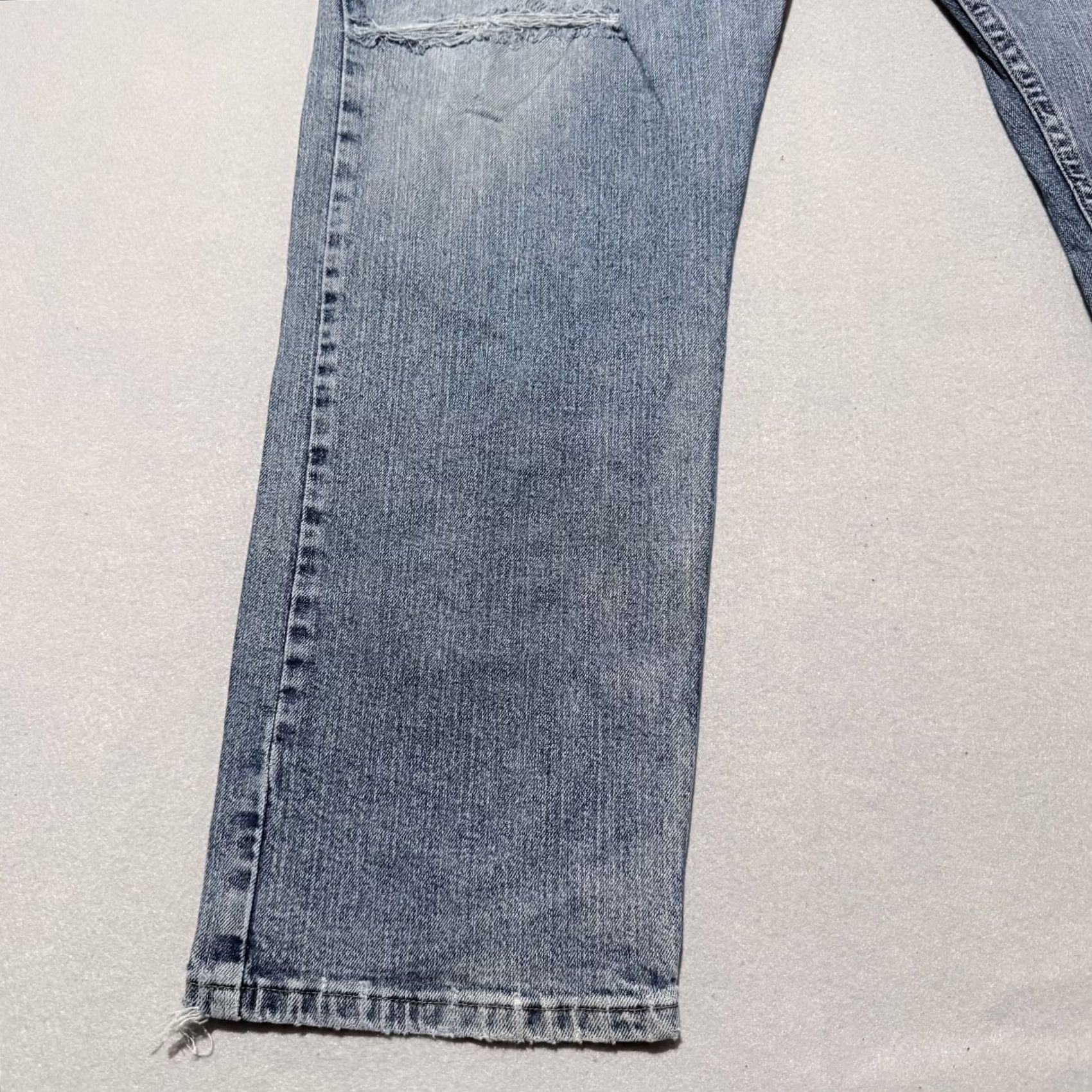 Wrangler Wrangler Jeans Men’s Blue Denim Stretch Pockets Mid Rise Hipster - 40x29 Jeans Size US 40 / EU 56 - 5 Thumbnail
