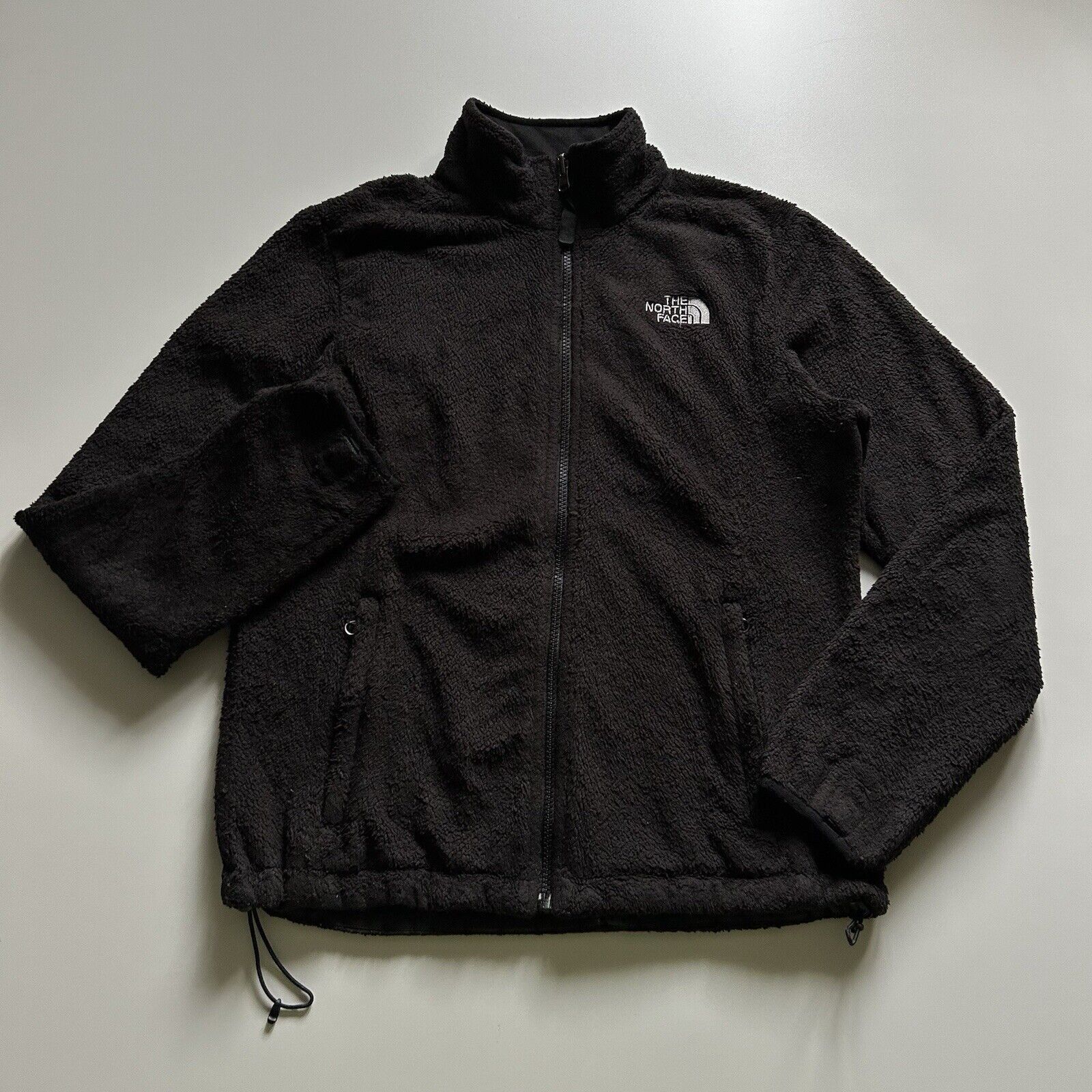 The North Face × Vintage Vintage The North Face Black Fleece Zip Up Jacket Small Rare Size S / US 4 / IT 40 - 1 Thumbnail