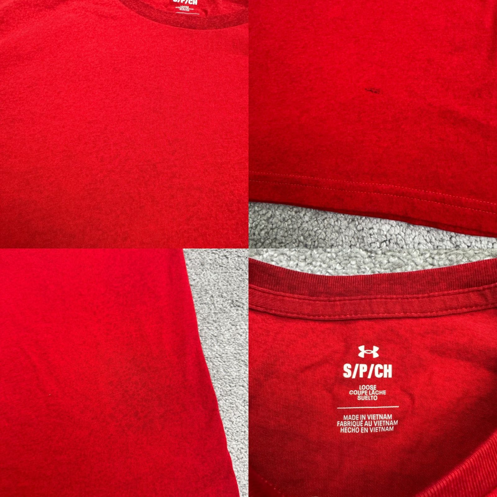 Under Armour Under Armour T-Shirt Mens Small Red Short Sleeve Crew Neck Active Tee - Loose Fit, Casual, Sports, Athleisure, Running, Gym & Training Size US S / EU 44-46 / 1 - 8 Thumbnail