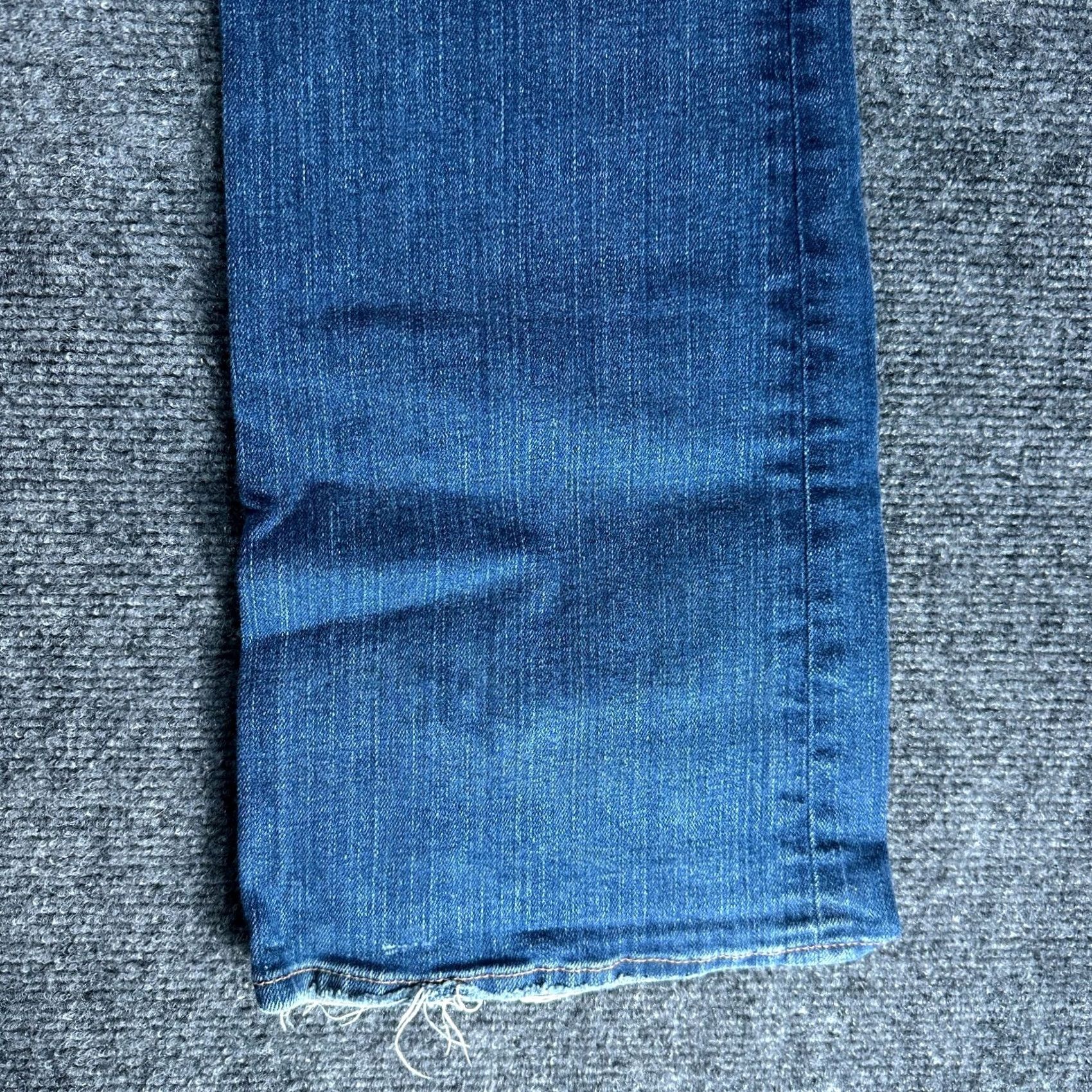 J Brand J Brand Jeans Womens Bootcut 29 Medium Wash Cotton Stretch Frayed Hems Pockets Denim Blue Size 29" - 7 Thumbnail