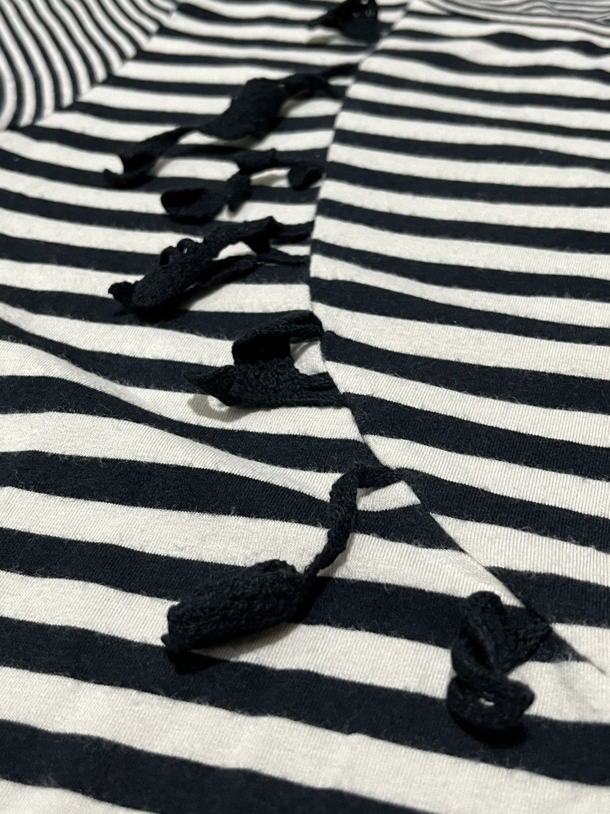 Frapbois × Issey Miyake × Japanese Brand Frapbois Stripe Tee Issey Miyake Size S / US 4 / IT 40 - 3 Thumbnail