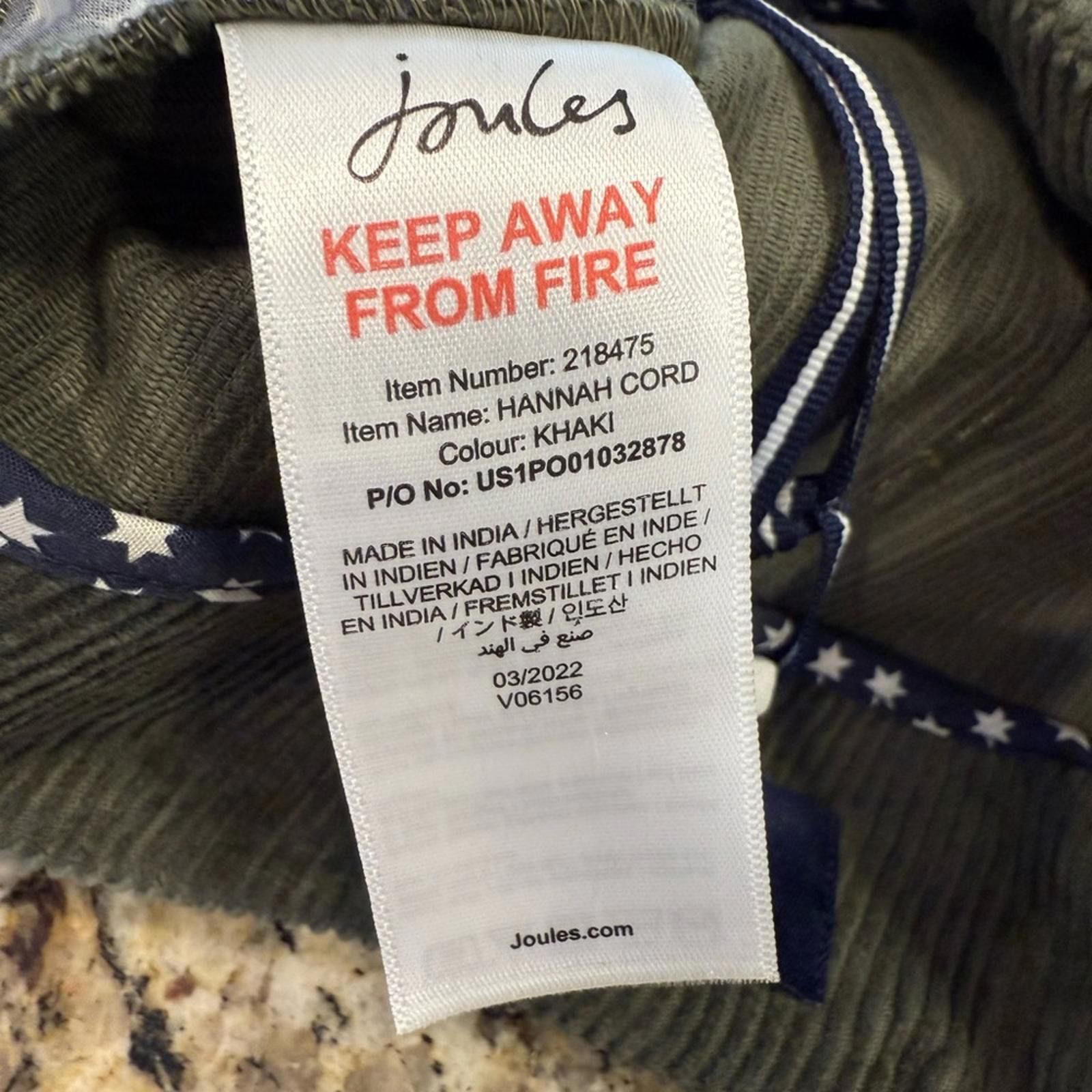 Other Joules army green corduroy mini skirt pockets SZ 4 Size 27" / US 4 / IT 40 - 10 Thumbnail