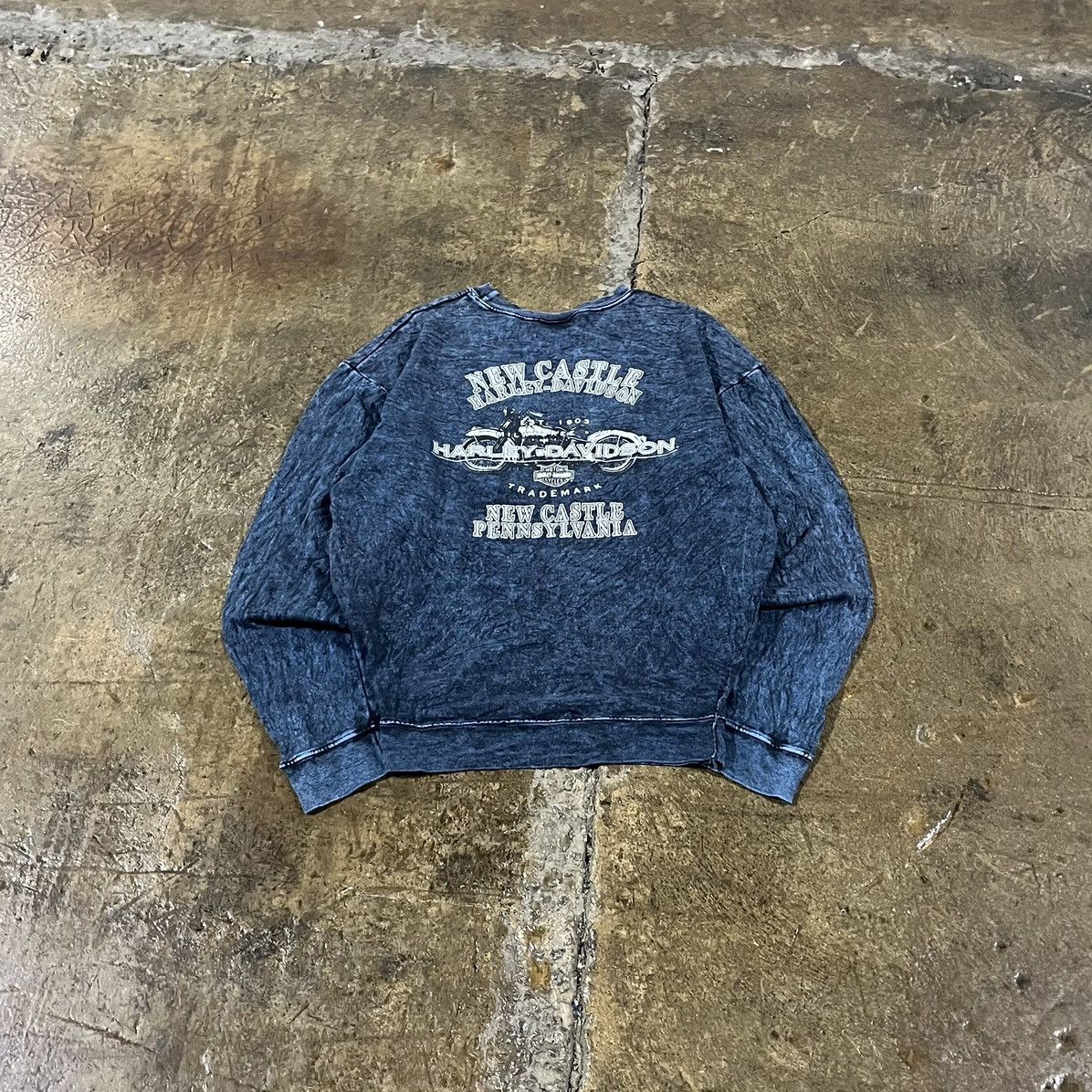 Harley Davidson × Vintage Harley Davidson Vintage 90s Logo Biker Longsleeve Crewneck Size US L / EU 52-54 / 3 - 2 Thumbnail