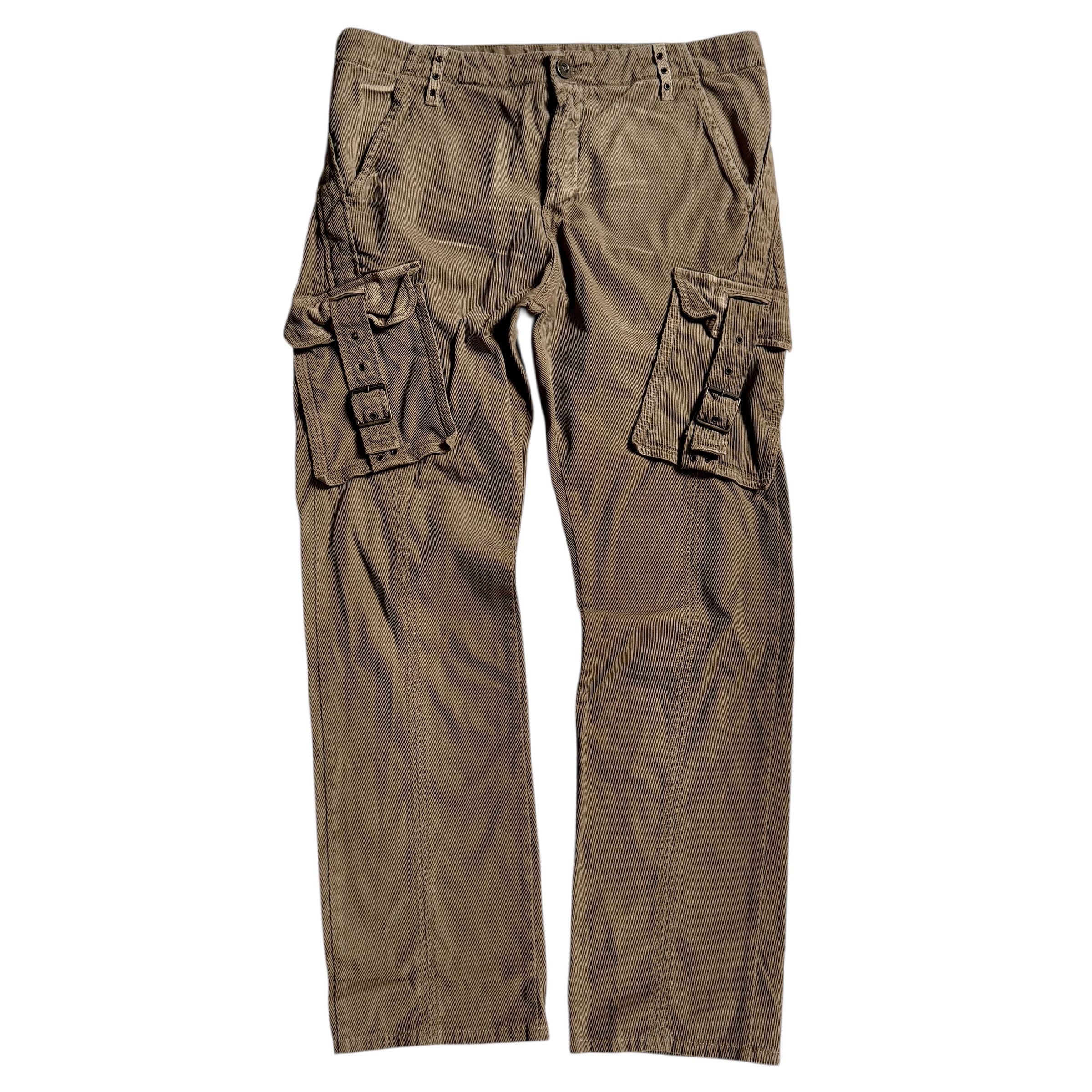 Just Cavalli Just Cavalli X Roberto Cavalli 2006 Velvet Cargo Pants Size US 36 / EU 52 - 1 Thumbnail