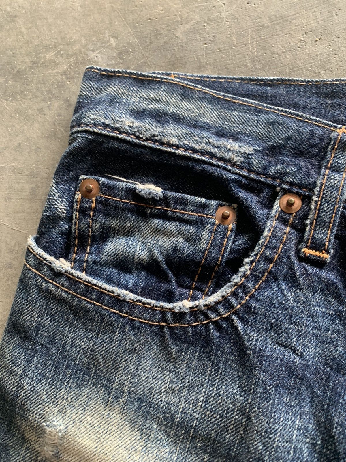 Hysteric Glamour RNA distressed sashiko japanese patchwork slim hedi style Size US 28 / EU 44 - 12 Thumbnail