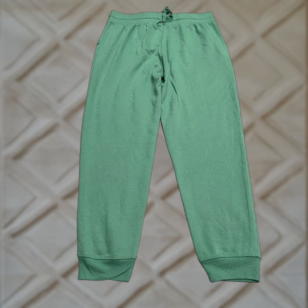 Disney Disney Sweatpants Women M Green Mickey Mouse Fleece Super Soft Pockets Elastic Waist 32 Inseam Regular Size 32" / US 10 / IT 46 - 1 Thumbnail