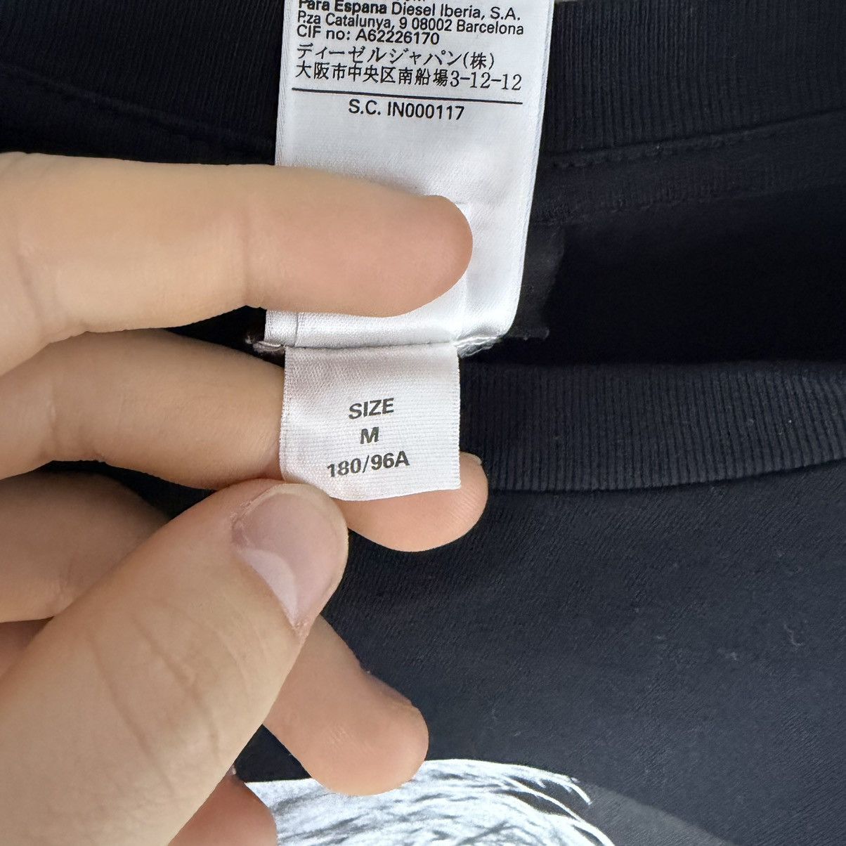 Diesel Diesel Visual Reference Only Big Print Logo Black Tee Y2K Size US M / EU 48-50 / 2 - 8 Thumbnail