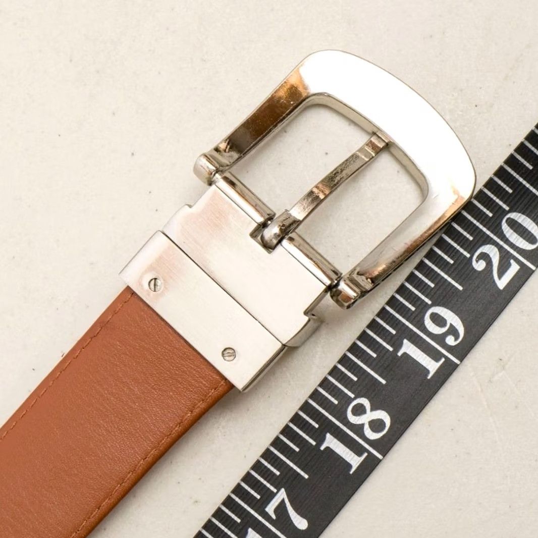 Skin VINTAGE Luxury Reptile Leather Skin Men's Belt Size 40 - 3 Thumbnail