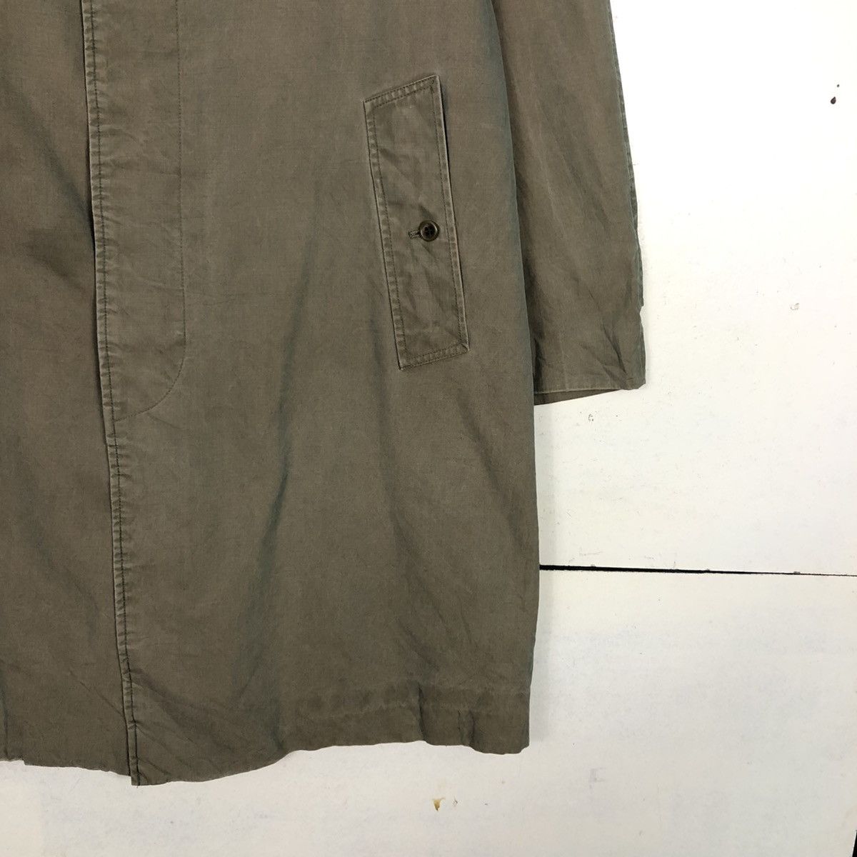 Burberry 💥VINTAGE TRENCH COAT LONG JACKET BURBERRYS MADE IN ENGLAND Size US M / EU 48-50 / 2 - 8 Thumbnail