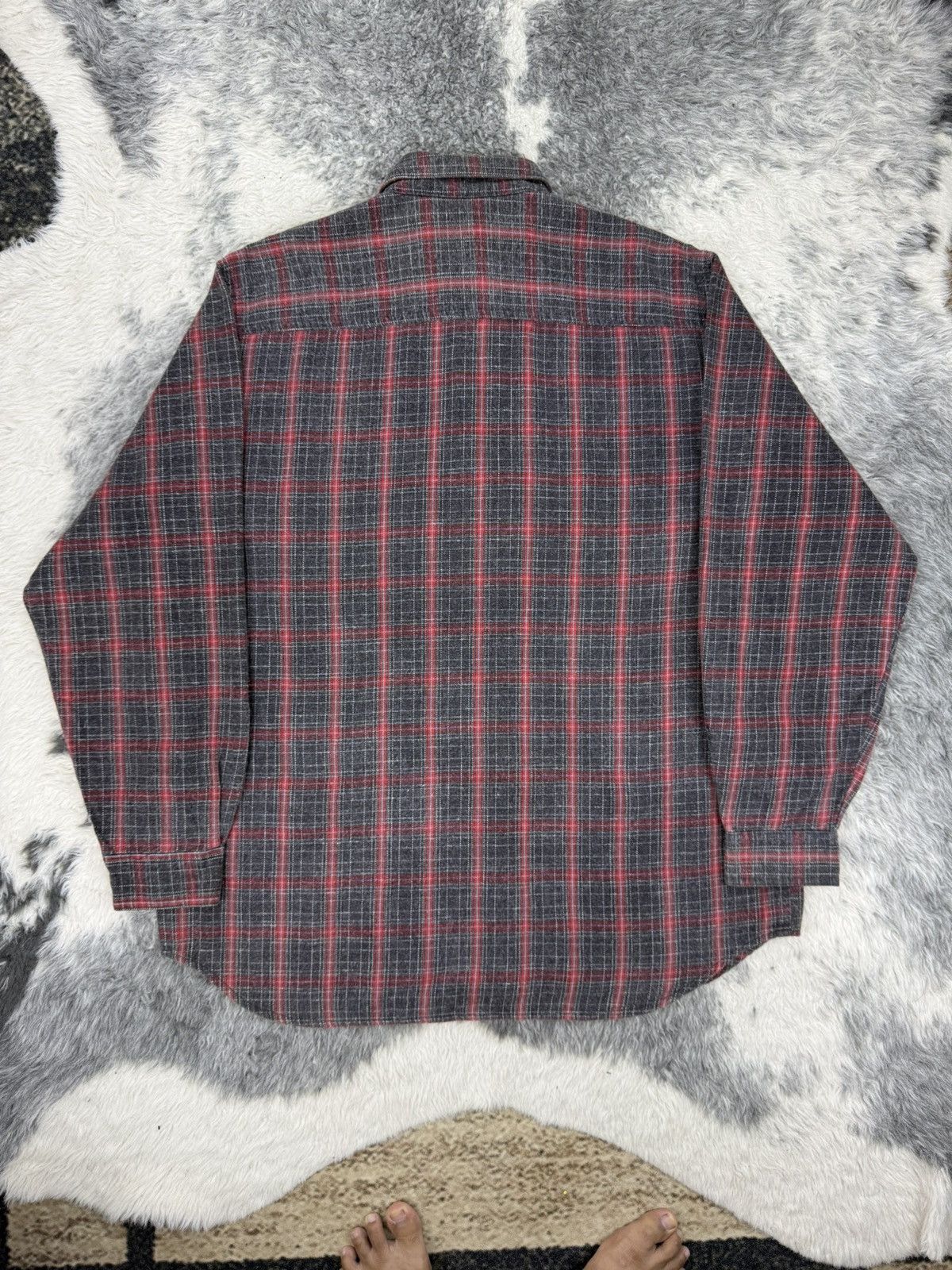 Marithe + Francois Girbaud Vintage MFG Shadow Plaid Tartan Rare Pockets Baggy Flannel Size US XL / EU 56 / 4 - 19 Thumbnail
