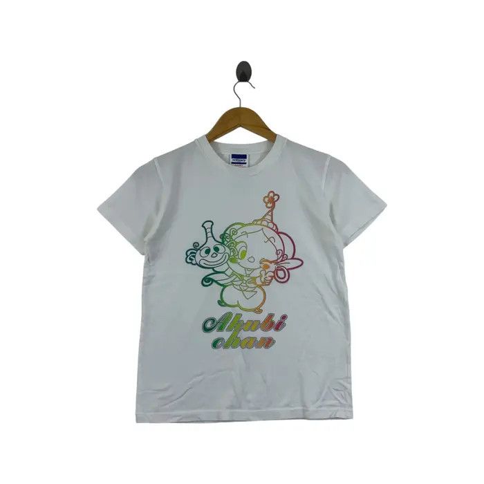 Vintage ANIME AKUBI CHAN Hakushon Daimaou Yobarete Tobidete T Shirt Size XS / US 0-2 / IT 36-38 - 1 Thumbnail