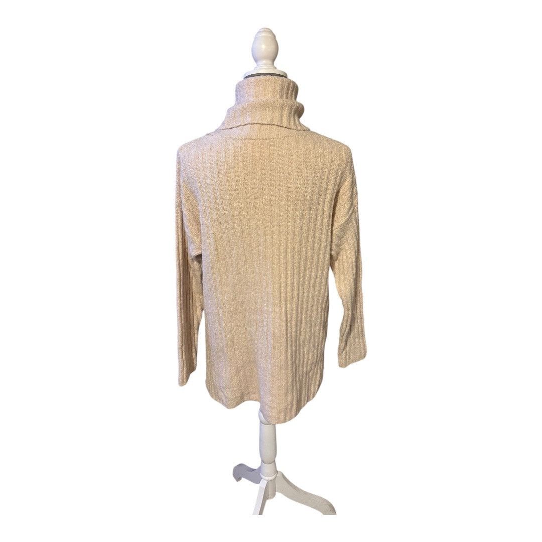 Lou & Grey Lou & Grey Cream Turtleneck Sweater Size S Size S / US 4 / IT 40 - 2 Thumbnail