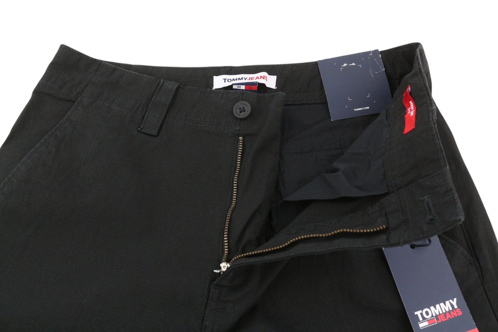 Tommy Hilfiger AIDEN BAGGY CARGO W30/L32 Black Trousers 84950 Size US 30 / EU 46 - 4 Thumbnail
