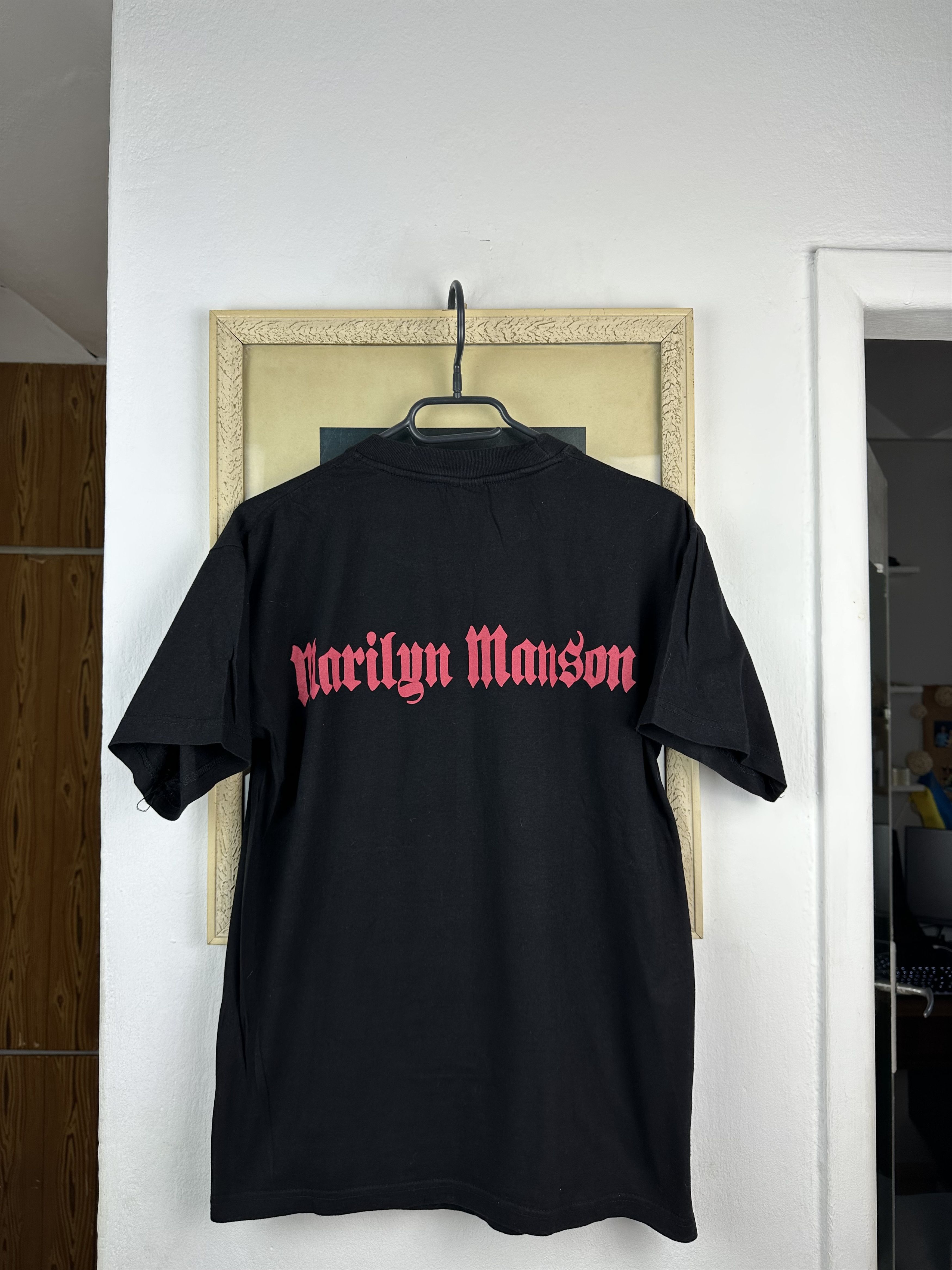 Band Tees Vintage Marilyn Manson Shirt Band Tee Rare Face Y2K Hype Size US M / EU 48-50 / 2 - 9 Thumbnail