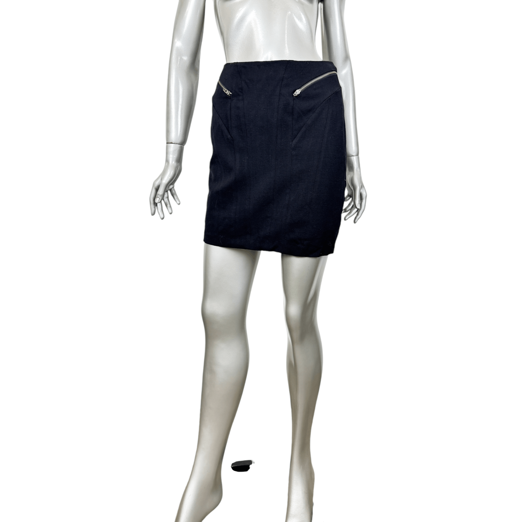 Helmut Lang Virginwool Mini Skirt Size 25" / US 0 / IT 36 - 3 Thumbnail