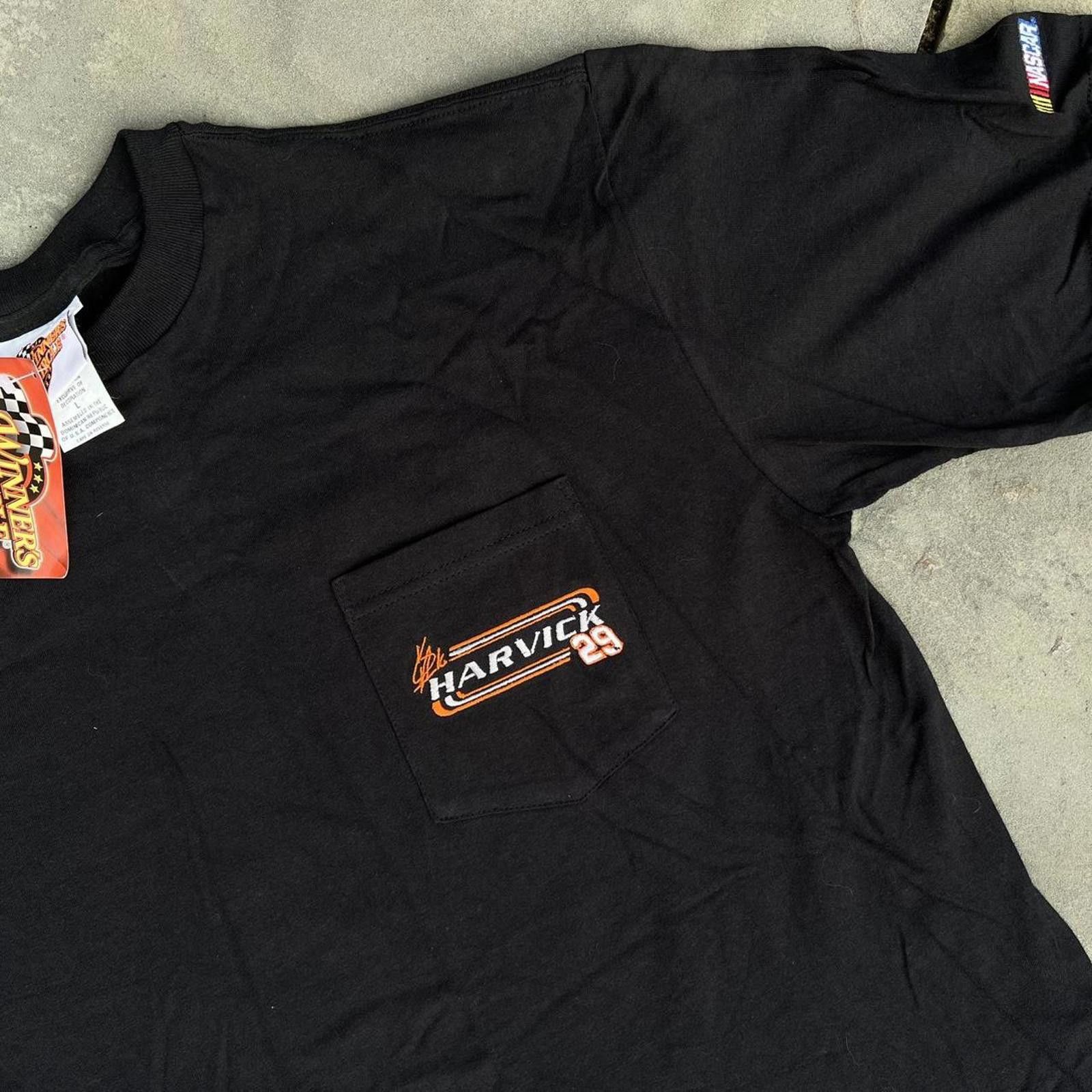 NASCAR Y2K 2002 NWT Deadstock NASCAR Harvick 28 Racing T-shirt Size US L / EU 52-54 / 3 - 4 Thumbnail