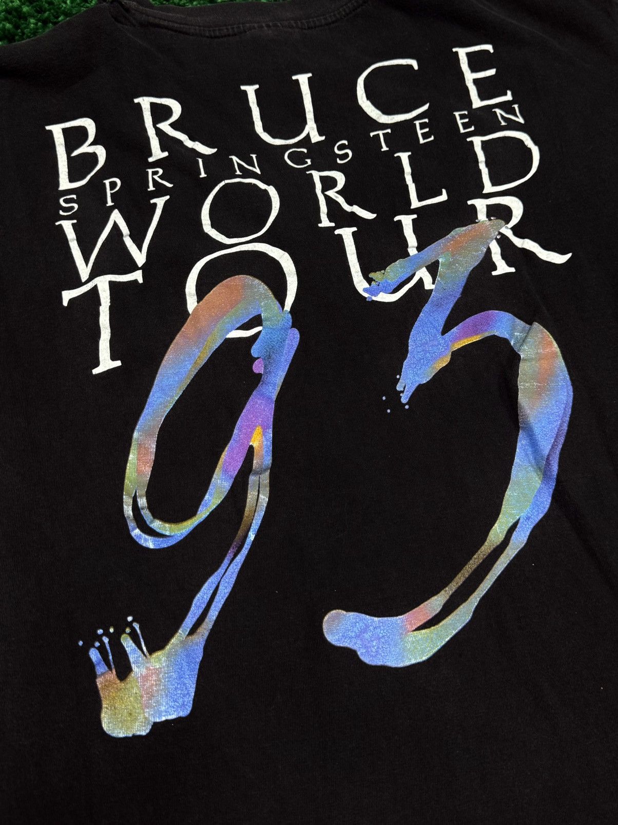 Vintage 1993 Vintage Bruce Springsteen World Tour Psychedelic XL Size US XL / EU 56 / 4 - 4 Thumbnail