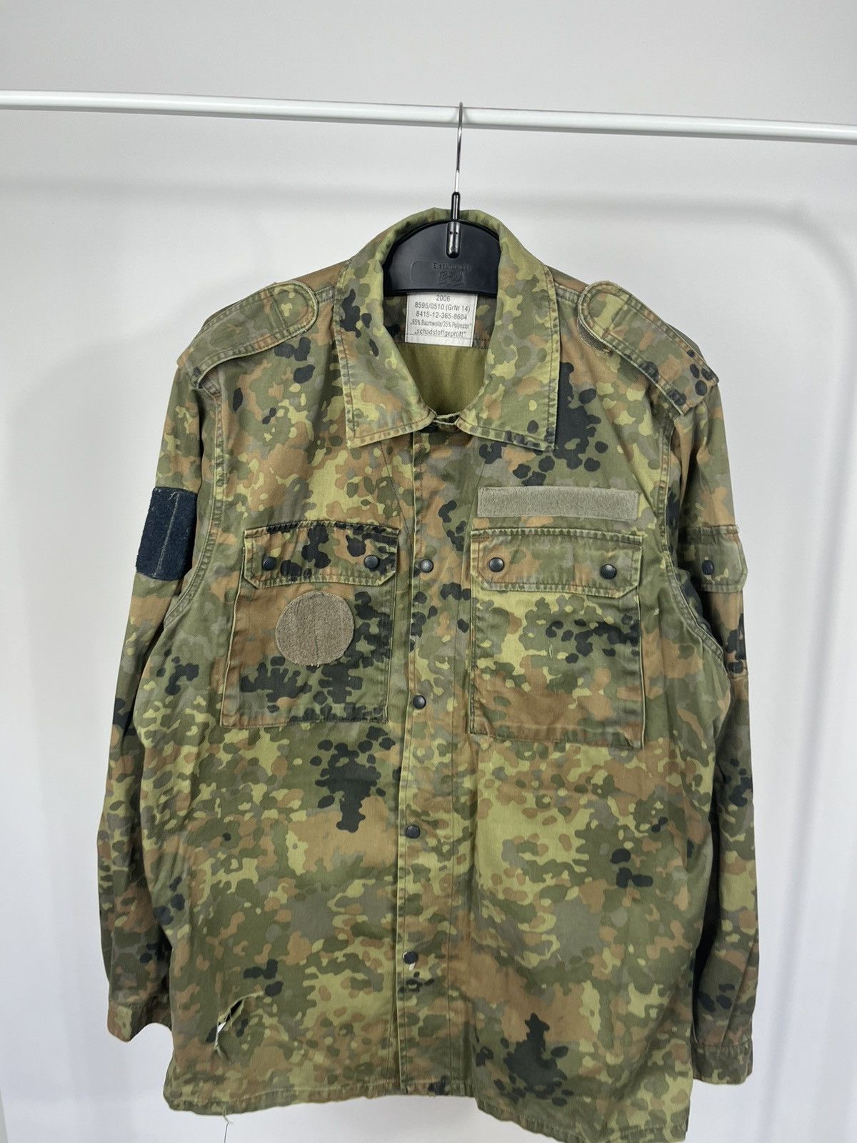 Other German Army Jacket Military Camo 2006 Combat Shirt Coat Size US XL / EU 56 / 4 - 2 Thumbnail