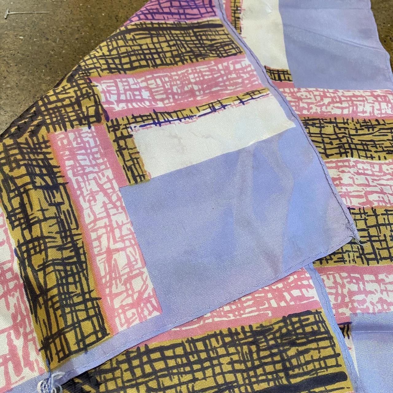 Designer Geometric Acetate Made in Japan Scarf Size ONE SIZE - 4 Thumbnail