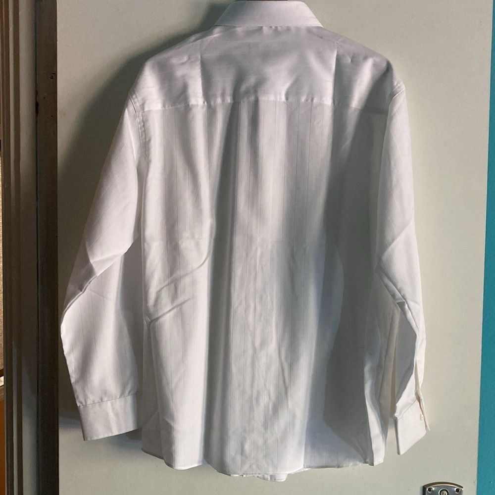 Kenneth Cole Kenneth Cole Reaction Size 16.5 32-33 Mens White Dress Shi Size US L / EU 52-54 / 3 - 3 Thumbnail