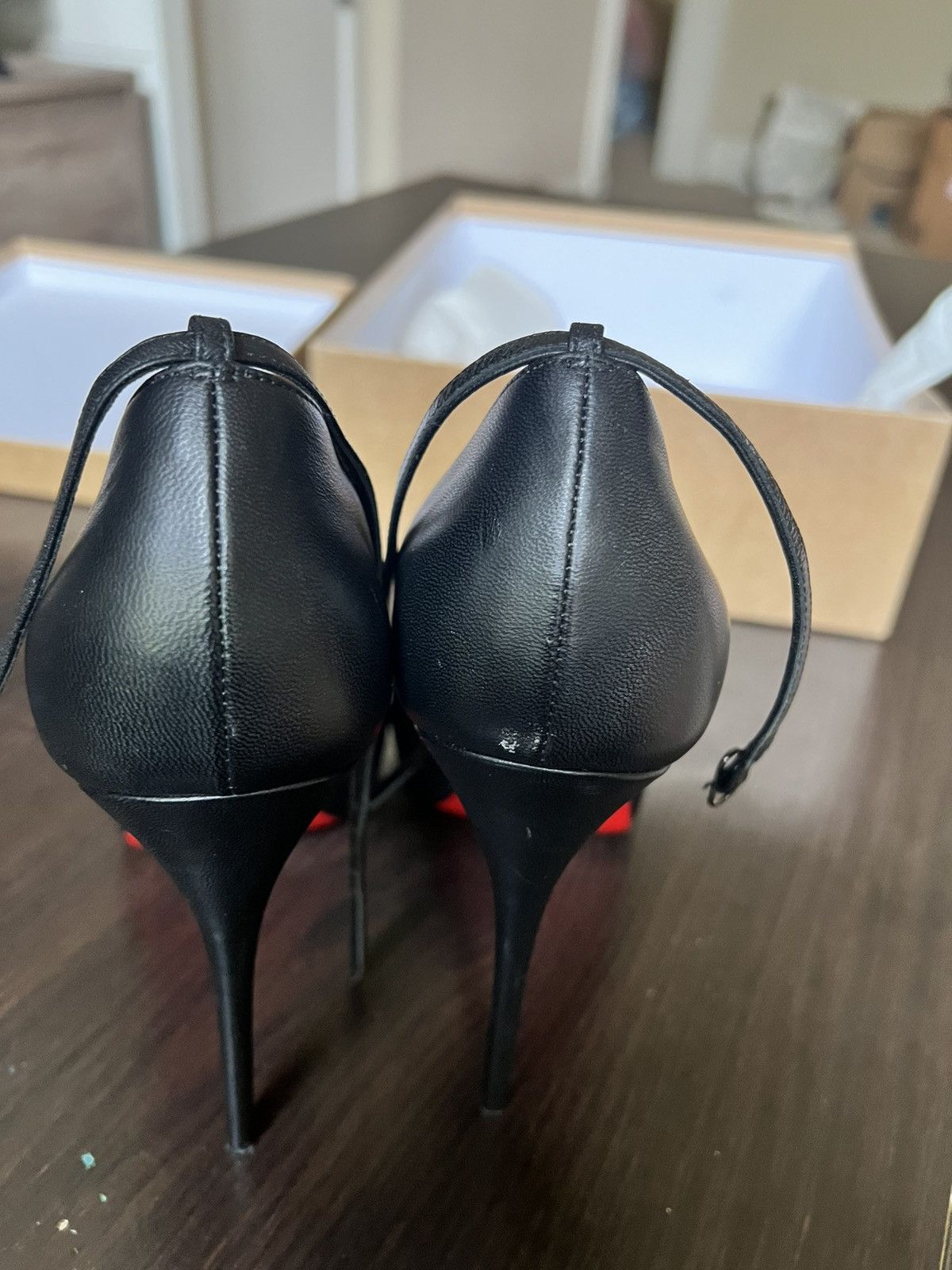 Christian Louboutin Christian Louboutin Jenlove Alta Womens Heels. Size US 8.5 / IT 38.5 - 4 Thumbnail
