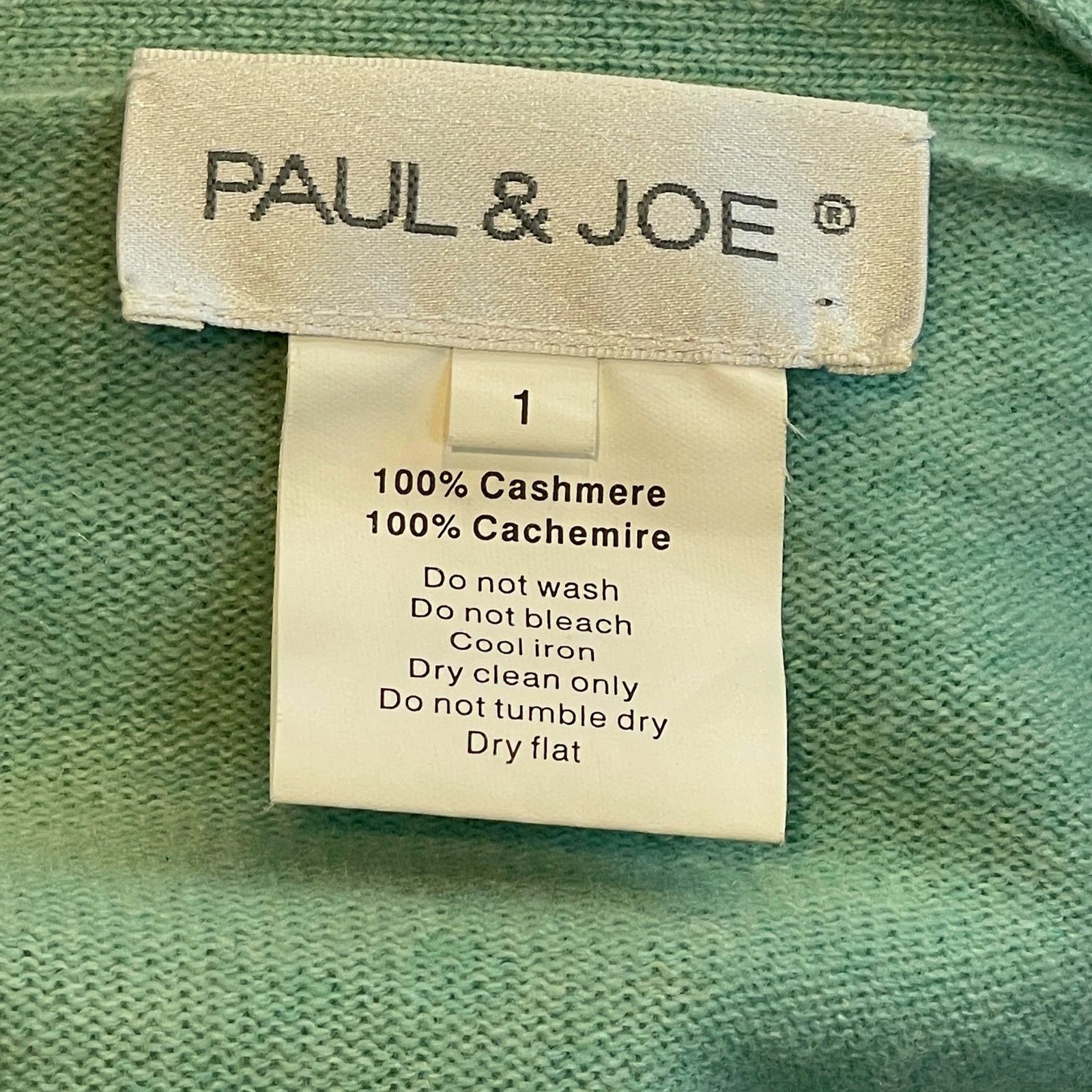 Paul & Joe Paul & Joe V Neck 100% Cashmere Sweater Brand Size 1 / Small Size S / US 4 / IT 40 - 4 Thumbnail