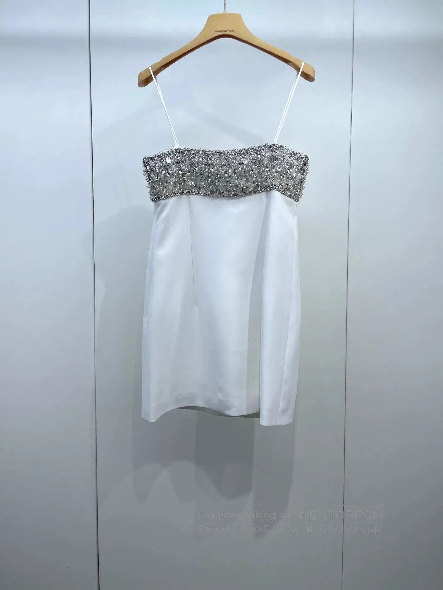 Miu Miu Miu Miu Rhinestone Slip Dress. Size S / US 4 / IT 40 - 2 Thumbnail