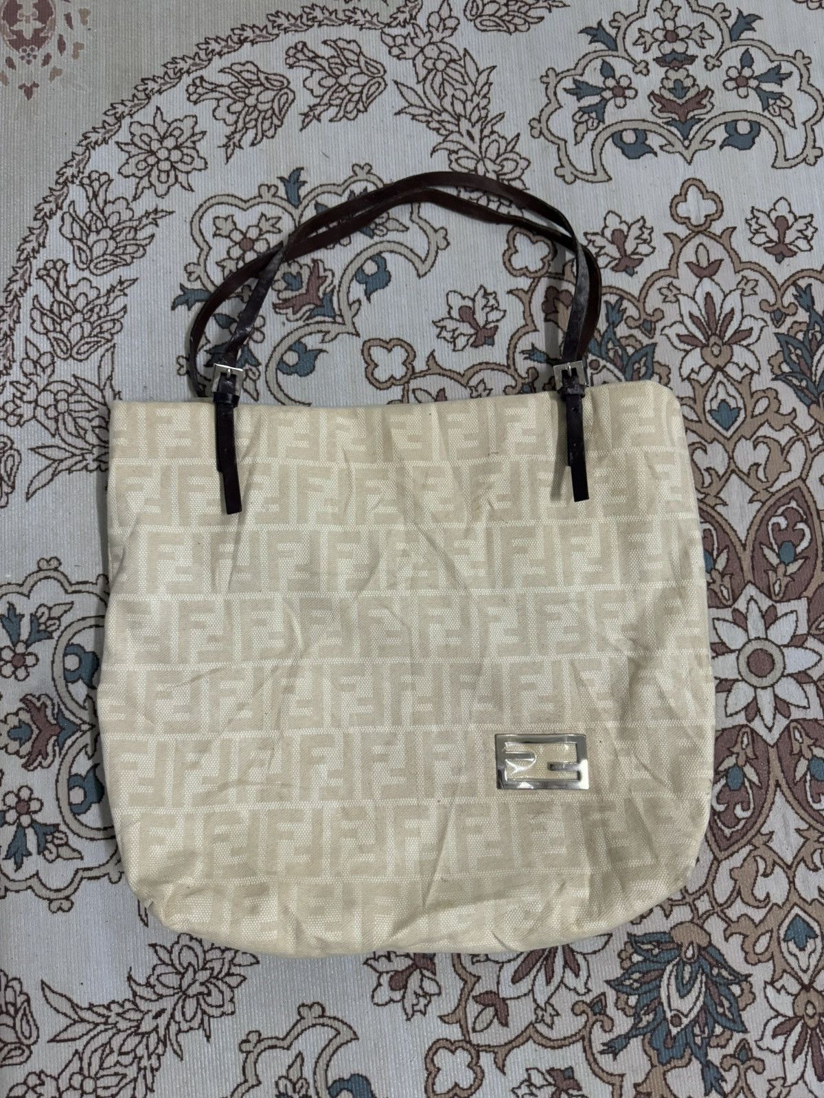 Fendi FENDI ZUCCA MONOGRAM CANVAS TOTE BAG Size ONE SIZE - 2 Thumbnail