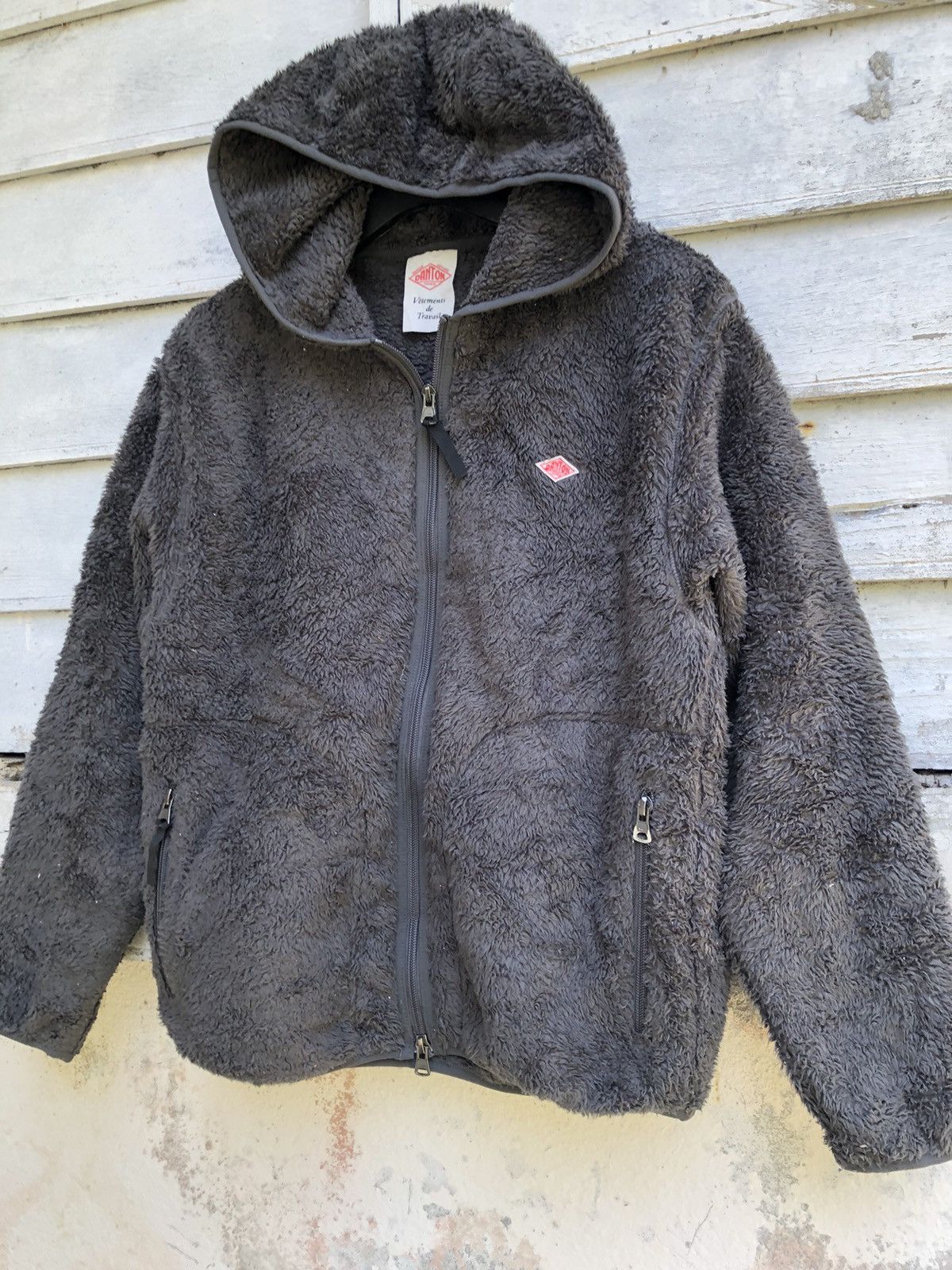 Danton Danton Zipper Hooded Fleece Jacket Size US S / EU 44-46 / 1 - 2 Thumbnail