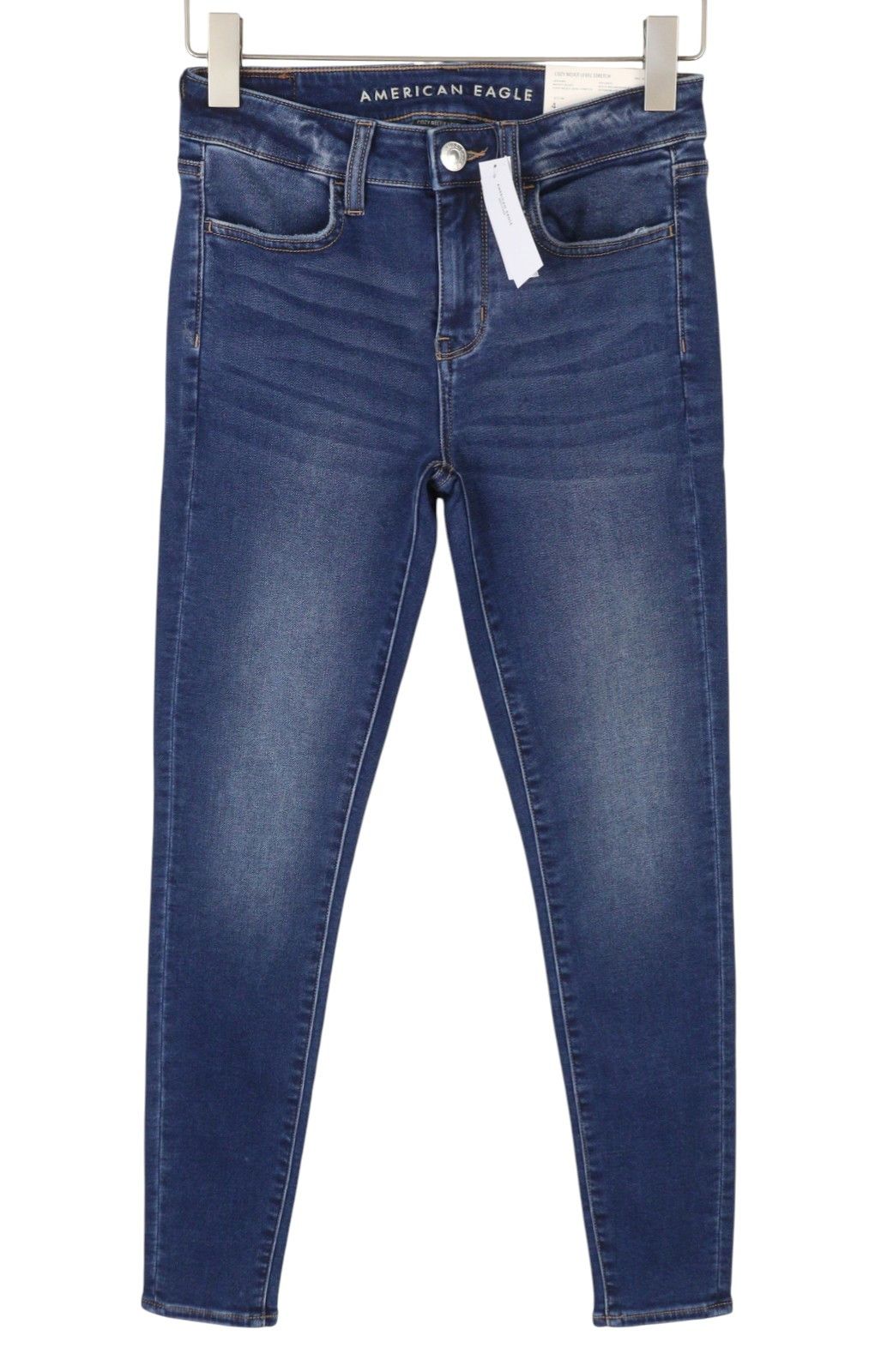 American Eagle Outfitters JEGGING COZY W27 Moody Blues Jeans 88996 Size 27" / US 4 / IT 40 - 2 Thumbnail