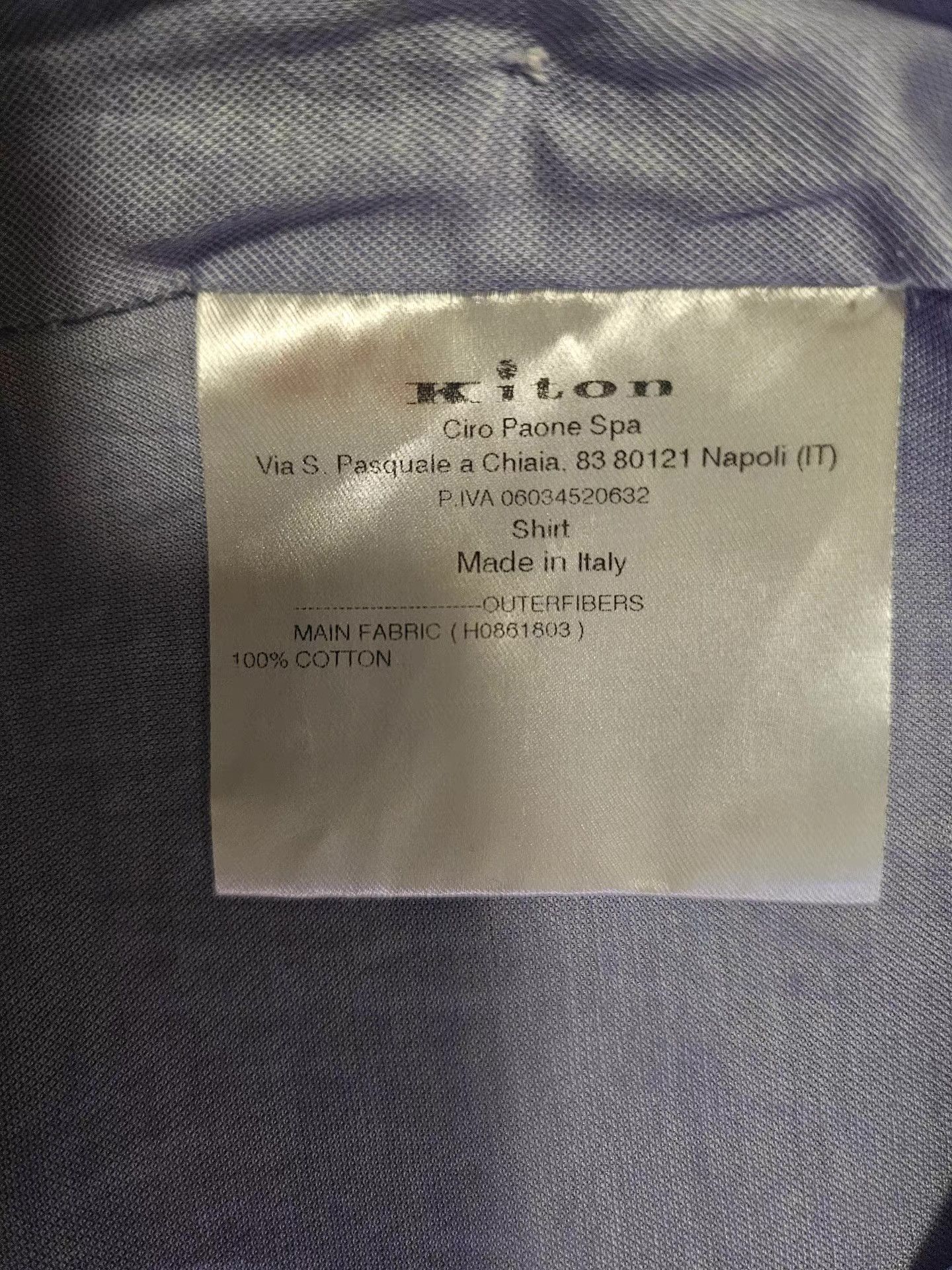 Kiton Kiton Shirt Q4 Size US XL / EU 56 / 4 - 5 Thumbnail