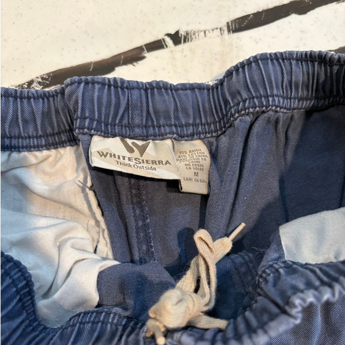 Vintage × White Sierra White Sierra Sportswear Co Blue Cargo Shorts - M 34"-30" Size US 32 / EU 48 - 4 Thumbnail